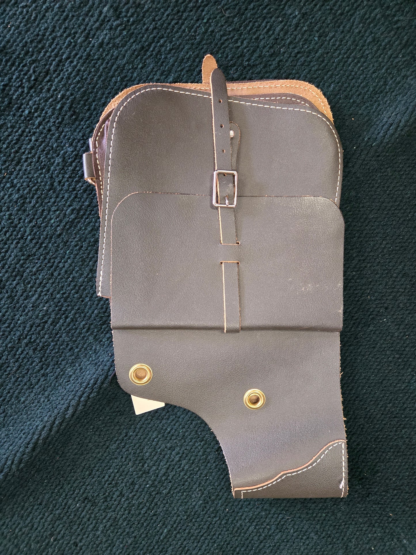 Black Saddle Bags/Leather
