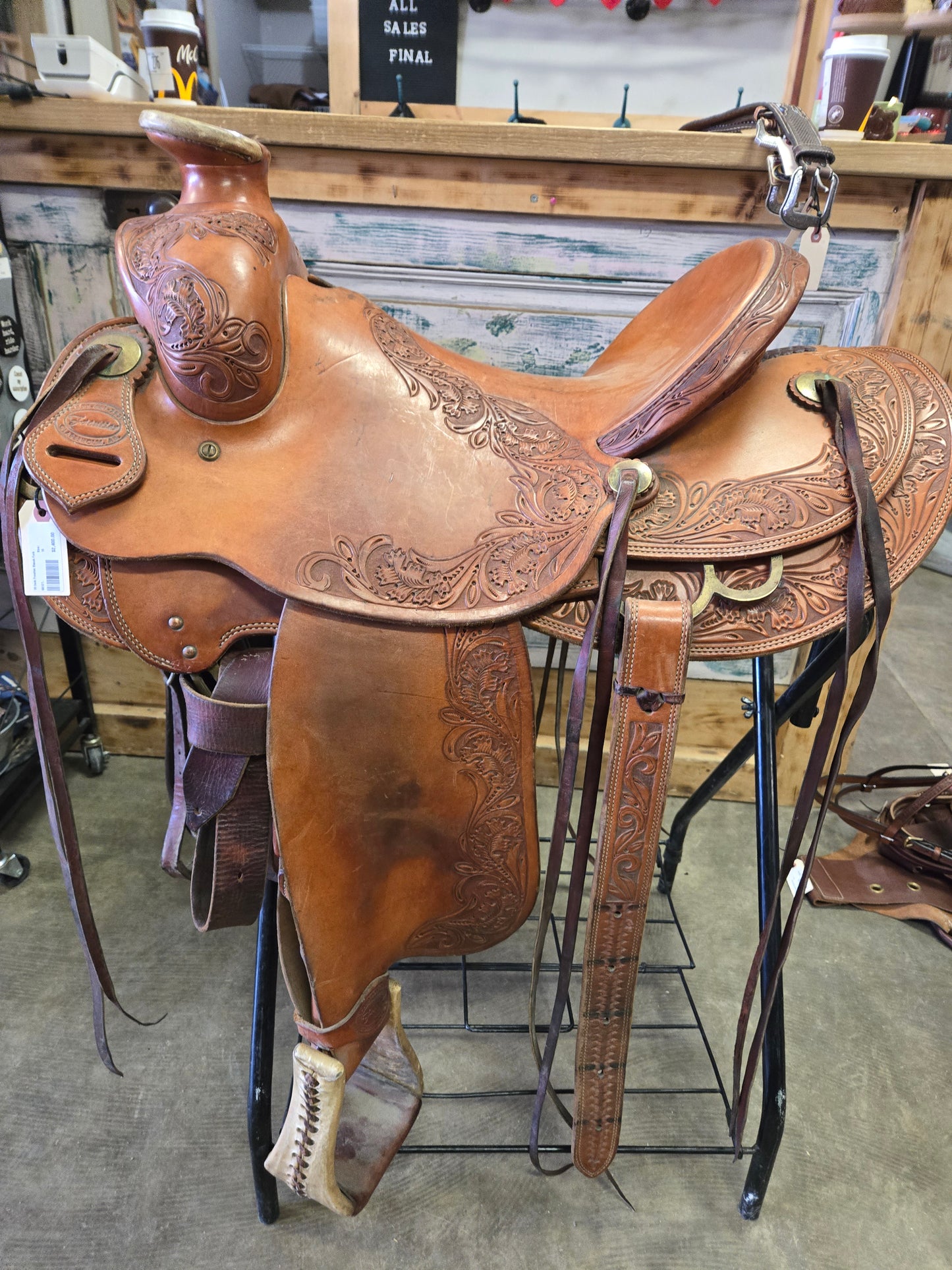 16 Inch Frontier Ranch Saddle