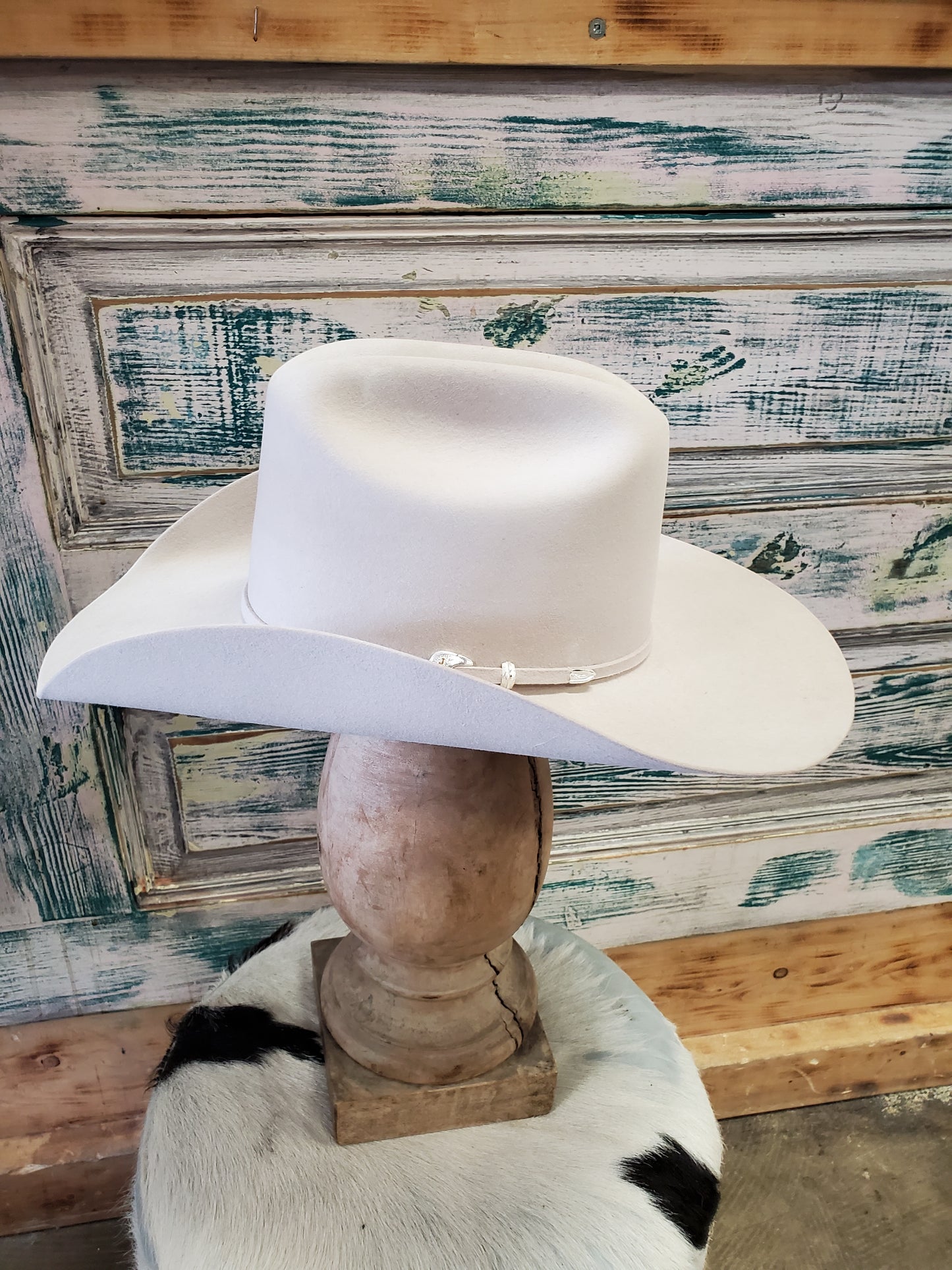 NEW Silver Stetson Felt Hat