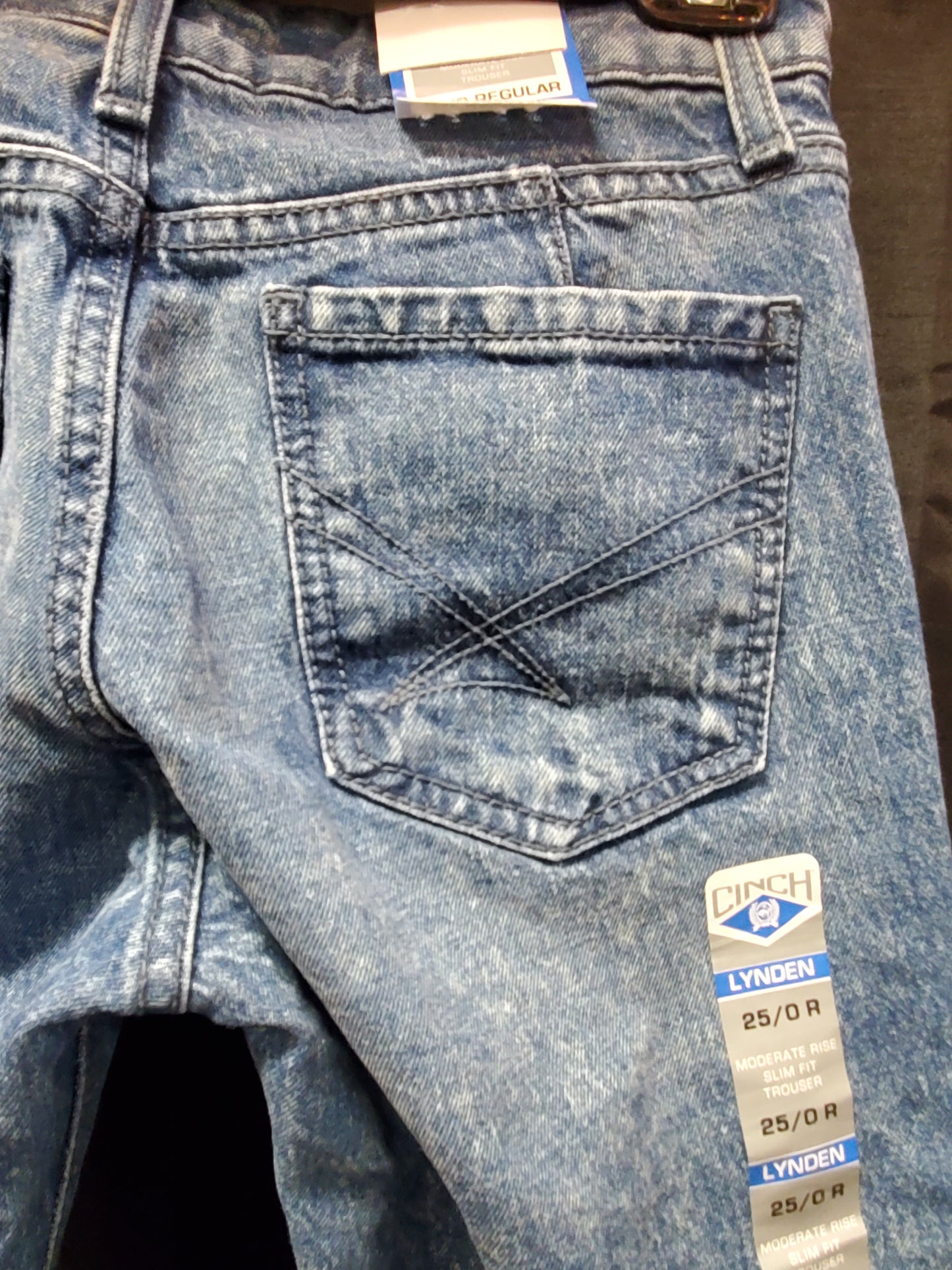 NEW Ladies Cinch Acid Wash Trouser Jeans