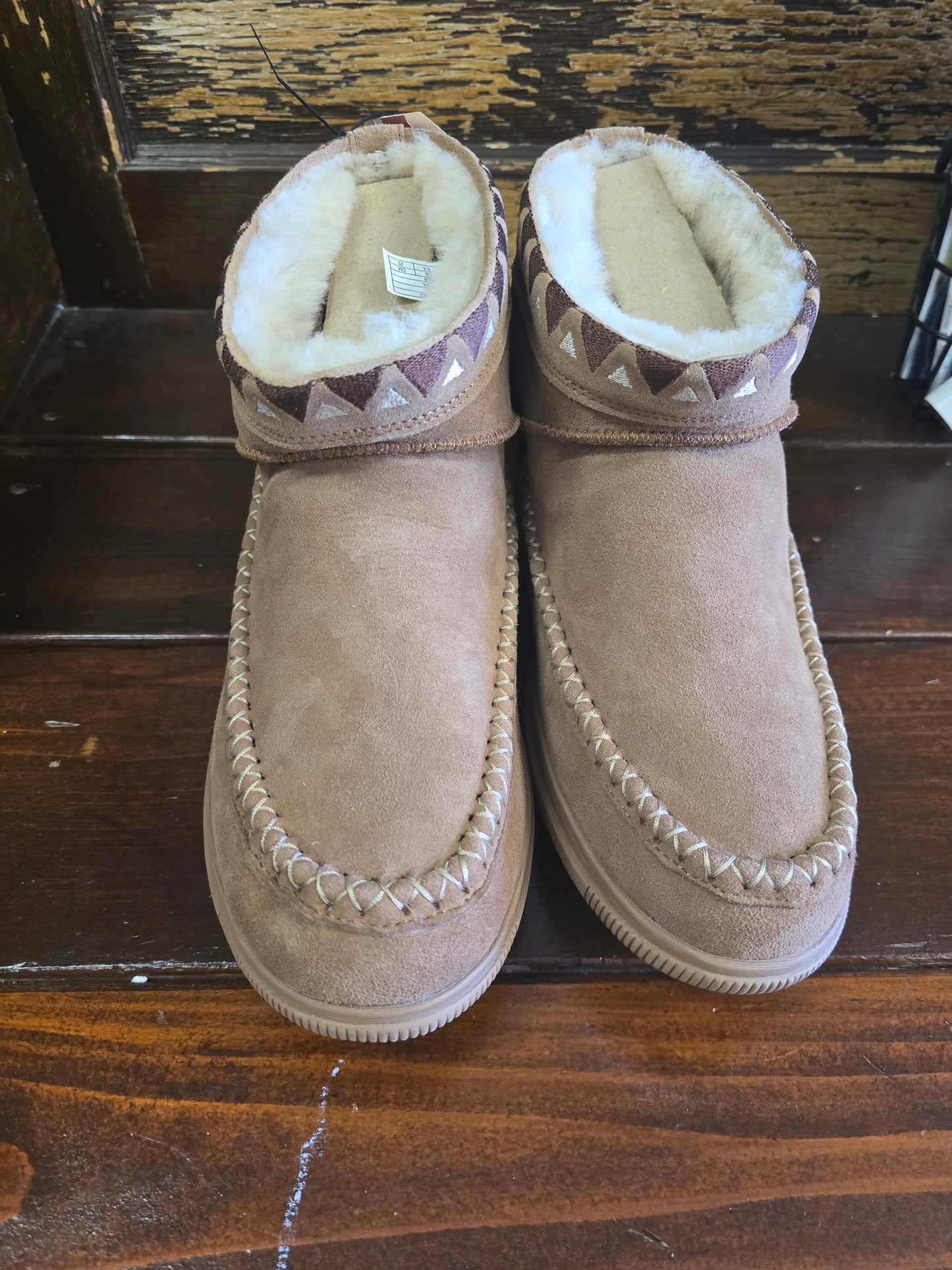 NEW Fleece Lined Suede Booties