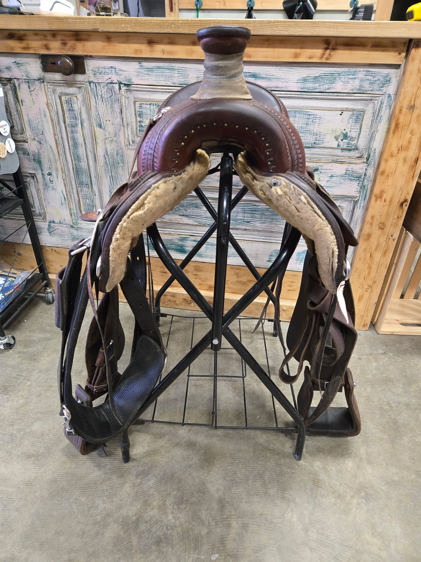 Chuck Rollins Ranch Saddle