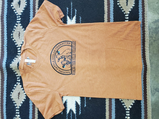 Raising Cattle Tshirt ( Rust)