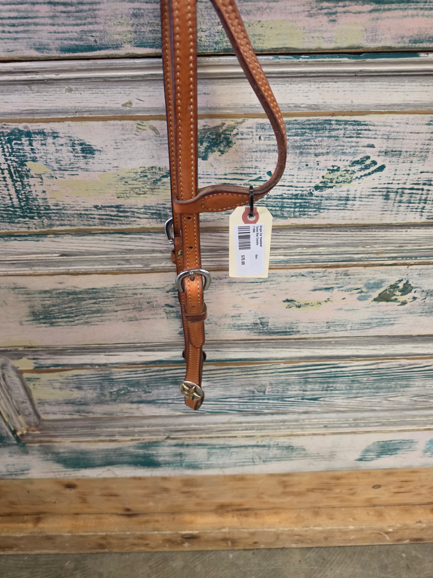 Split Ear Headstall- Star Conchos
