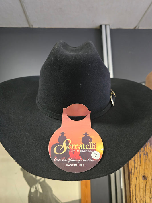 10 X Black Felt Seratelli