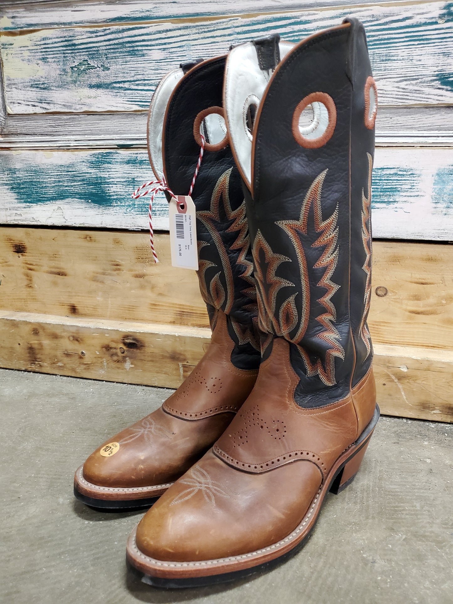 High Top Tony Lama Boots