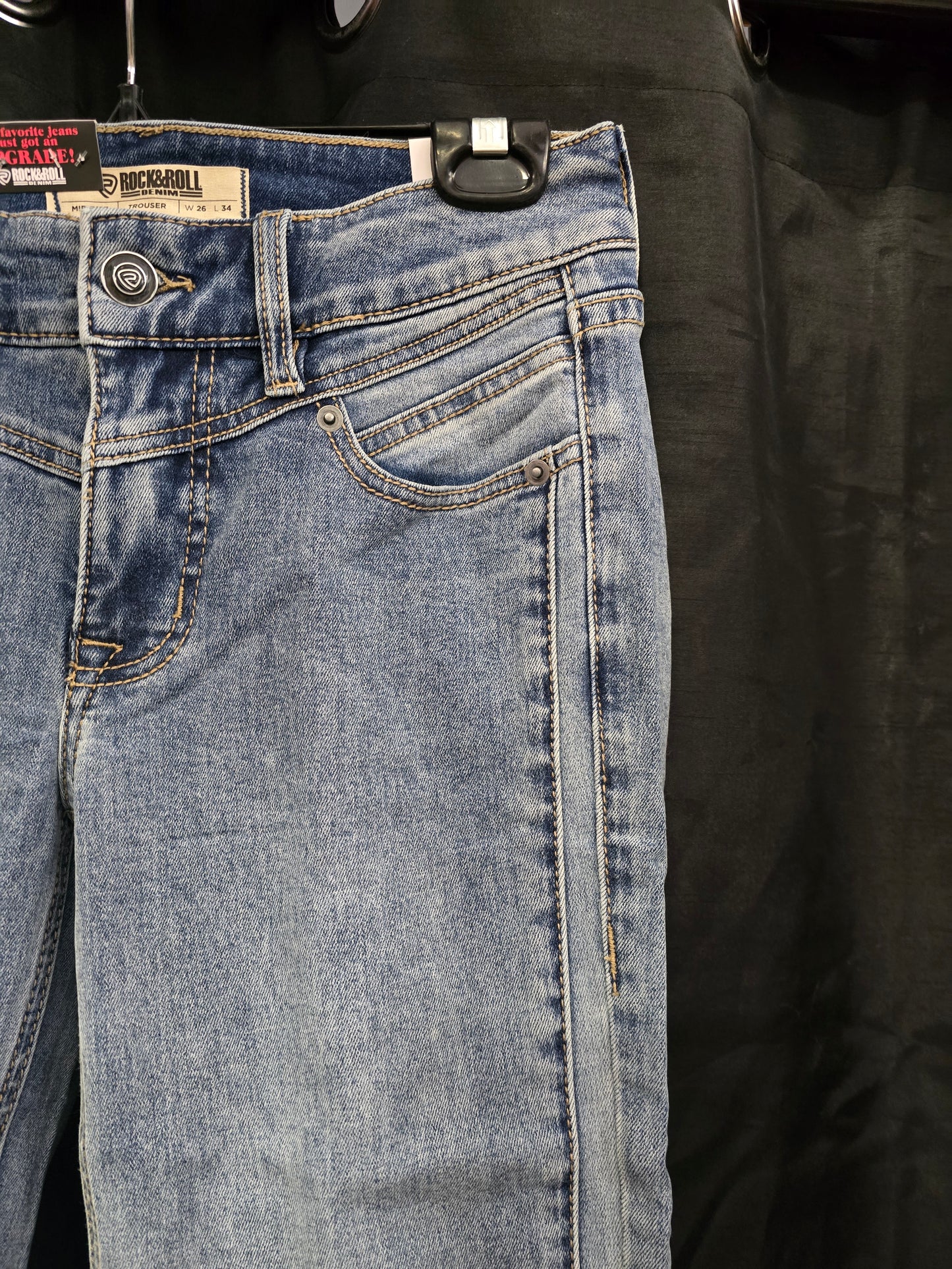 NEW MId Rise TrouserJeans                    Cute Side Seam