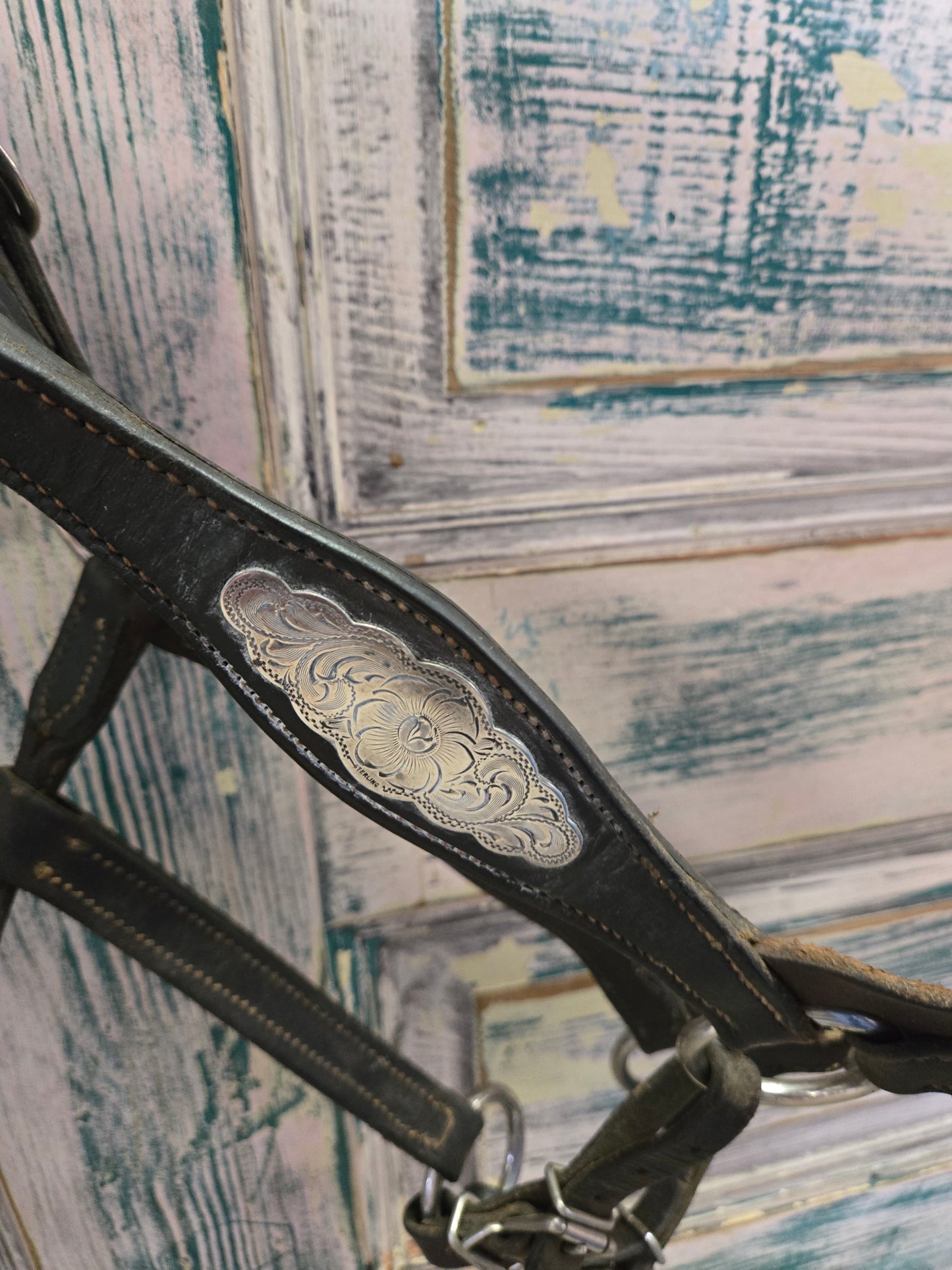 Vintage Show Halter- Silver