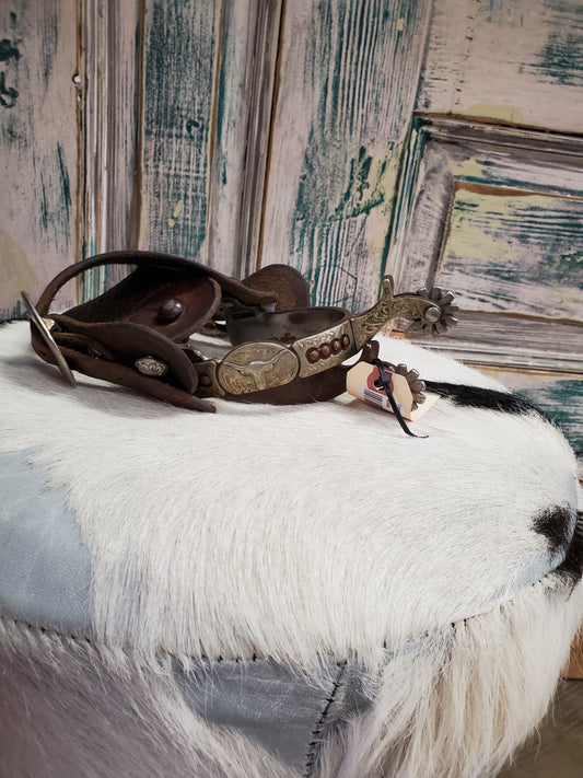 Longhorn Spurs W/ Straps