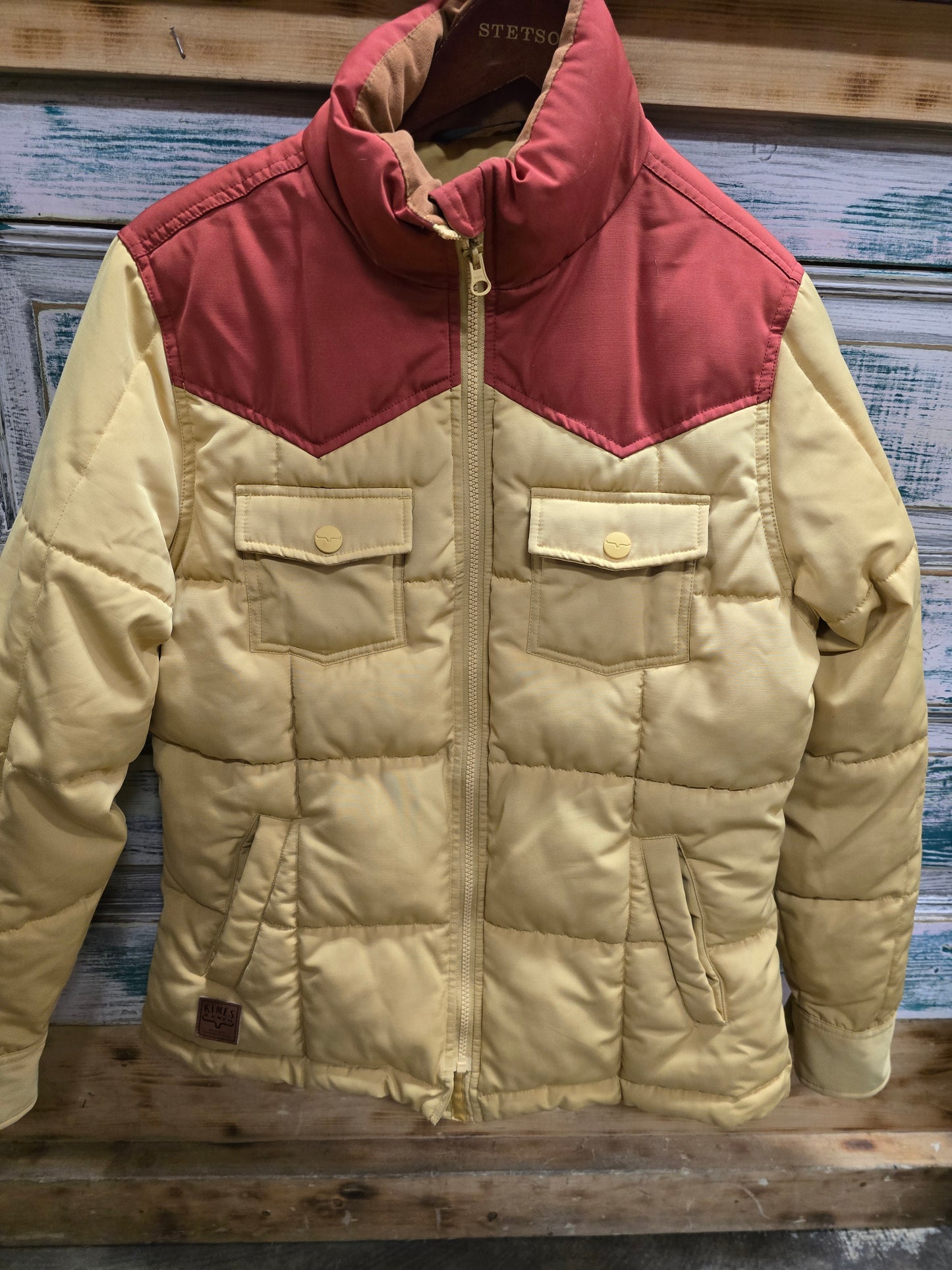 Ladies Mustard/Rust                       Insulated Jacket