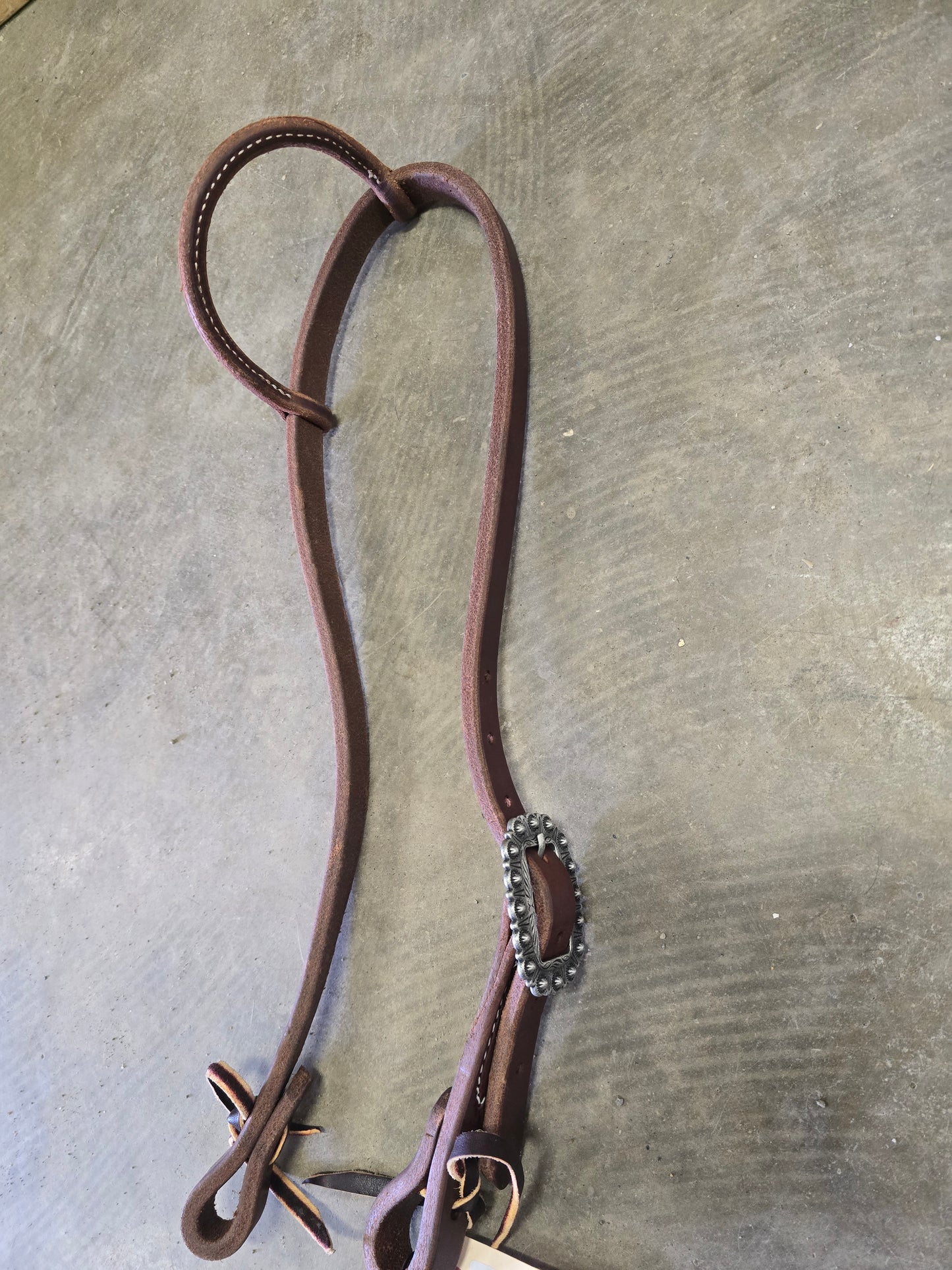 Working Tack/Sliding Ear Headstall  W/ Buckle