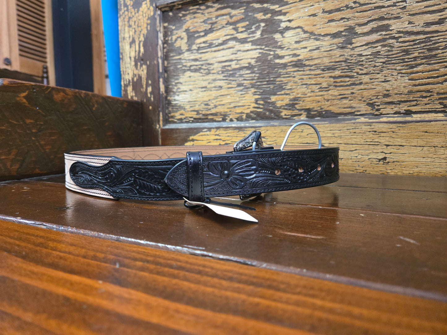 NEW  Leather Boot Stitch Belt