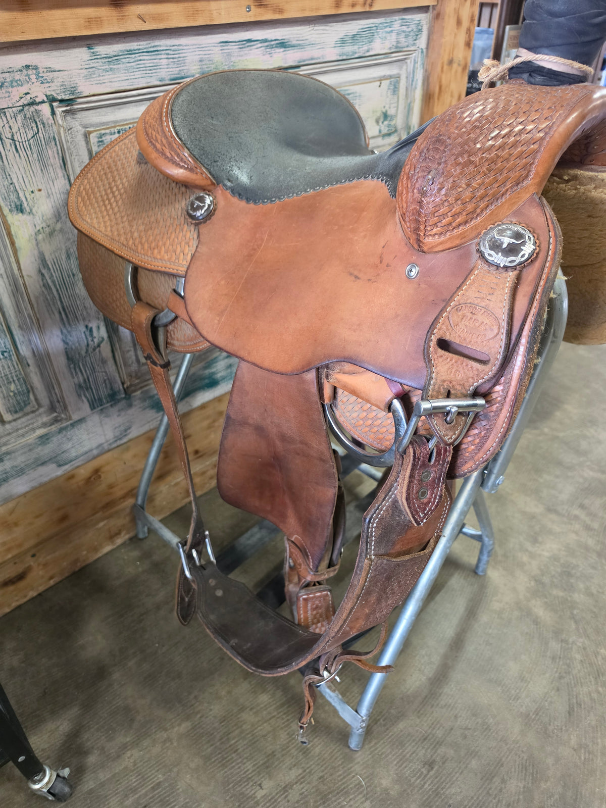 Bar M Saddlery Rope Saddle