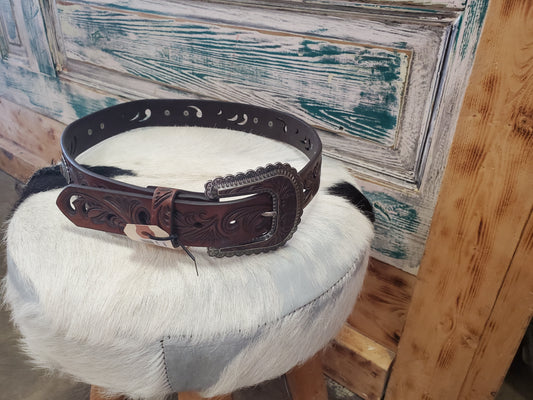 Hide On Dot Detail Belt