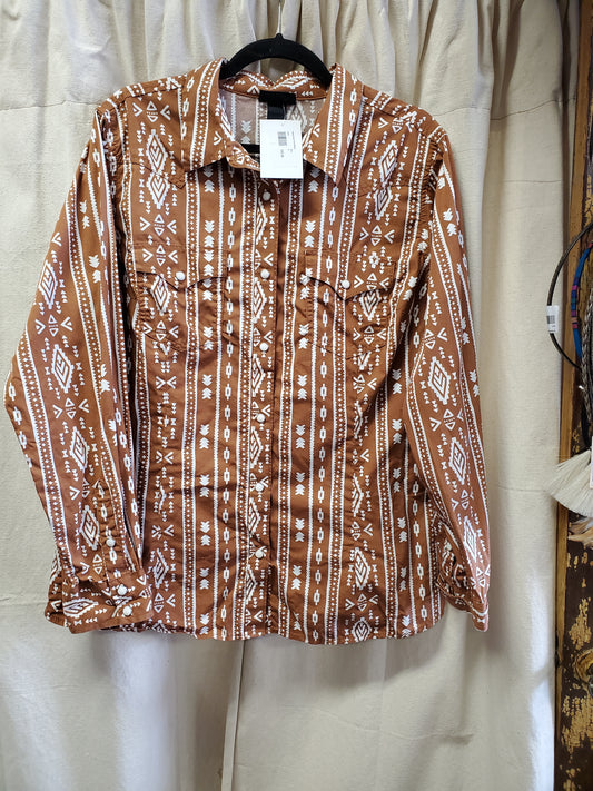 Mustard Aztec Print W/Shirt