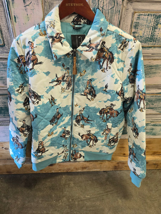 NEW Western Print Quilted Jacket