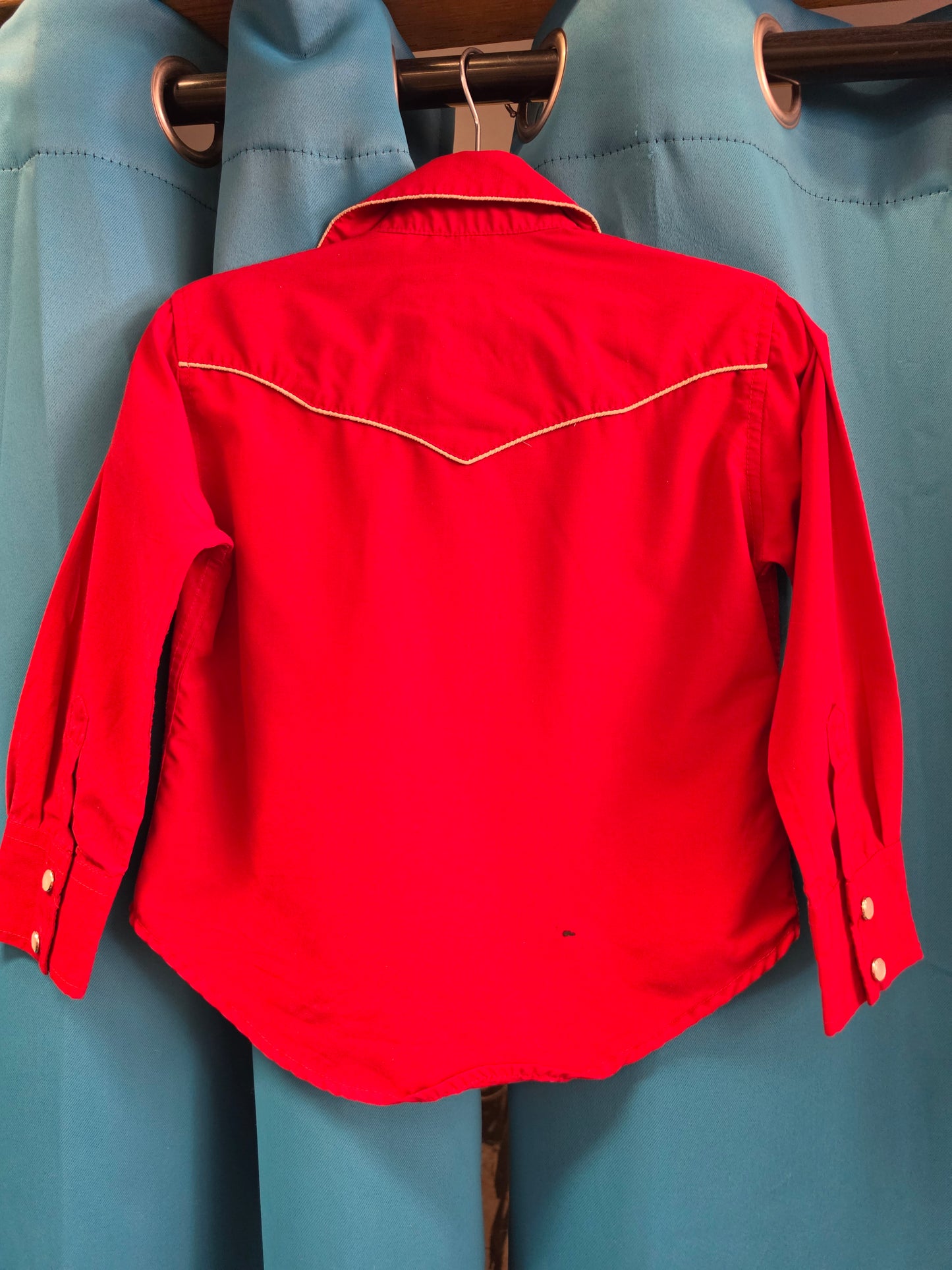 Boy's Red Larry Mahan W/Shirt