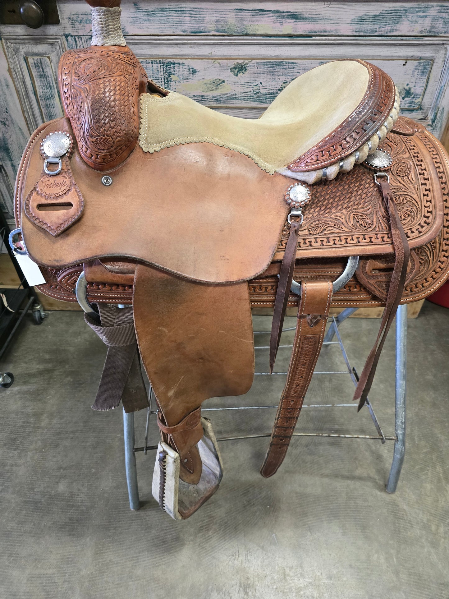 Teskey's 14 Inch Rope Saddle