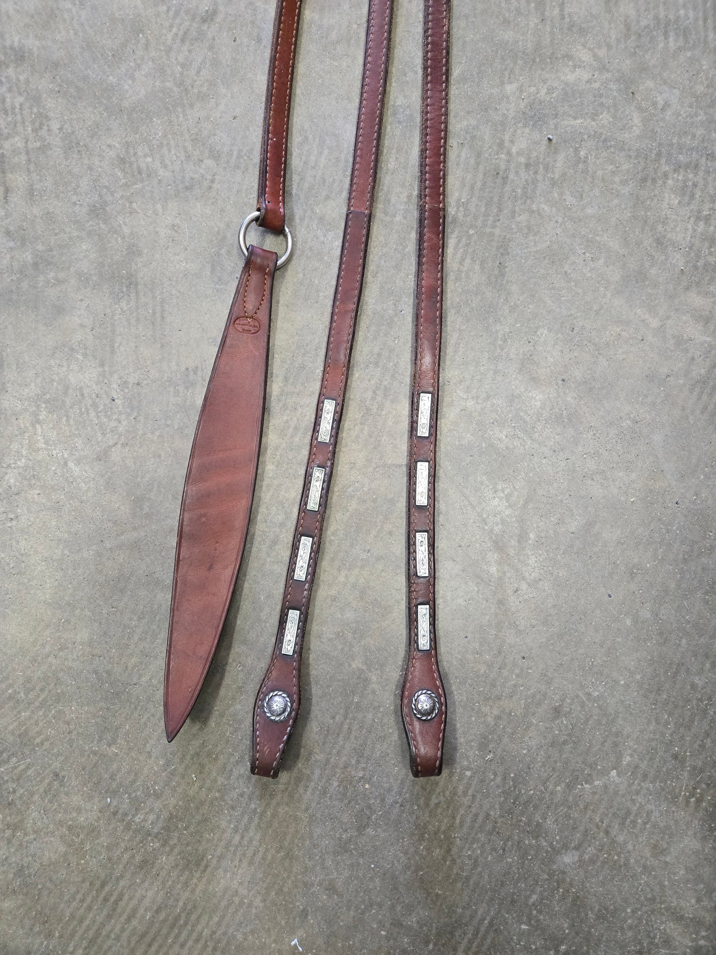 Leather Romels- Silver Details