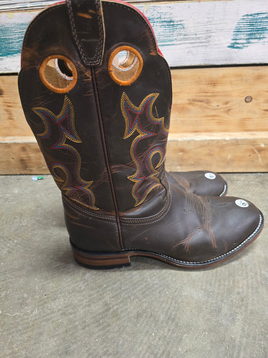 Boulet Cowboy Boots Brown/ Coloured Stiching