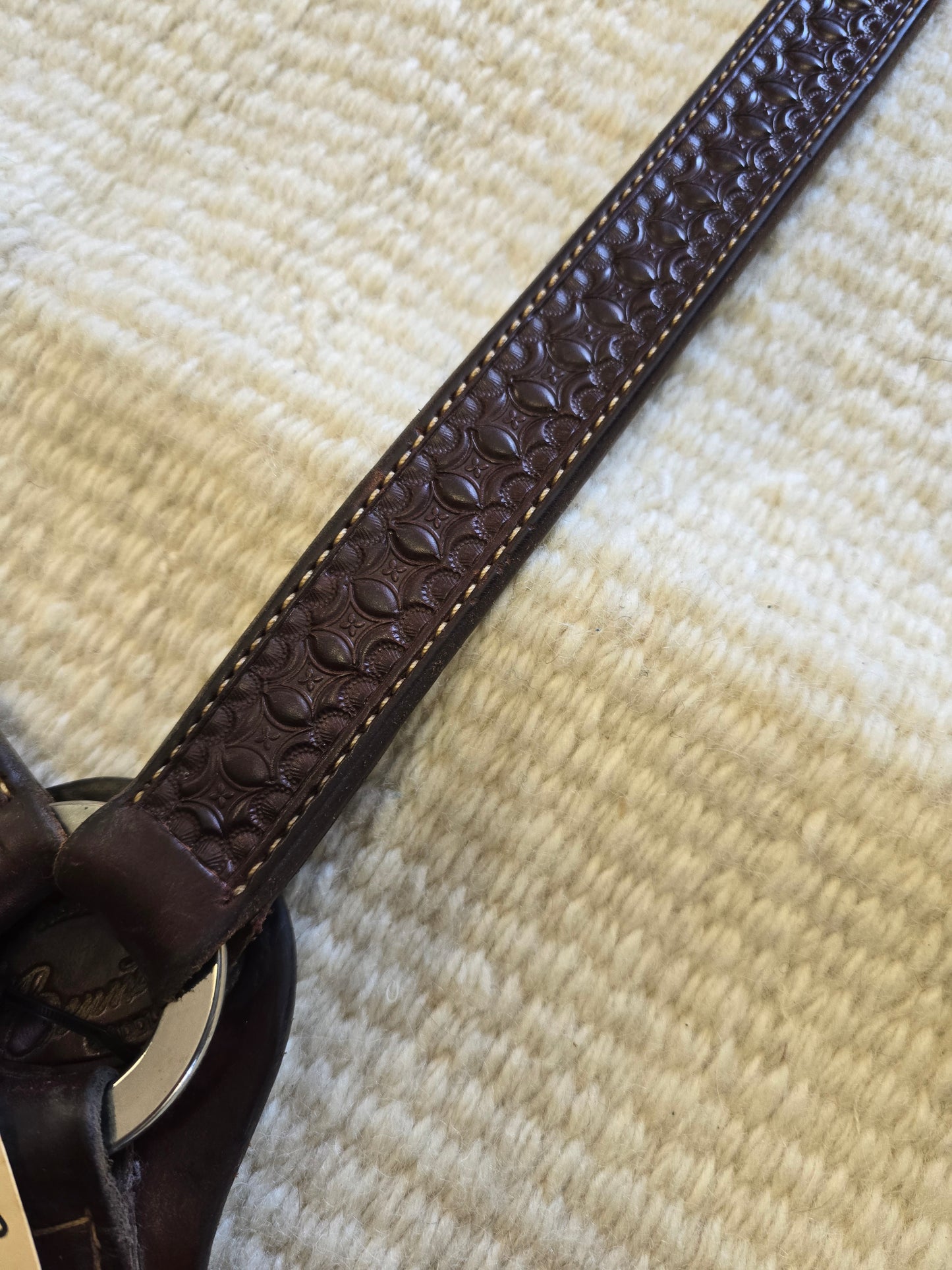 Leather Stamped Breast Collar