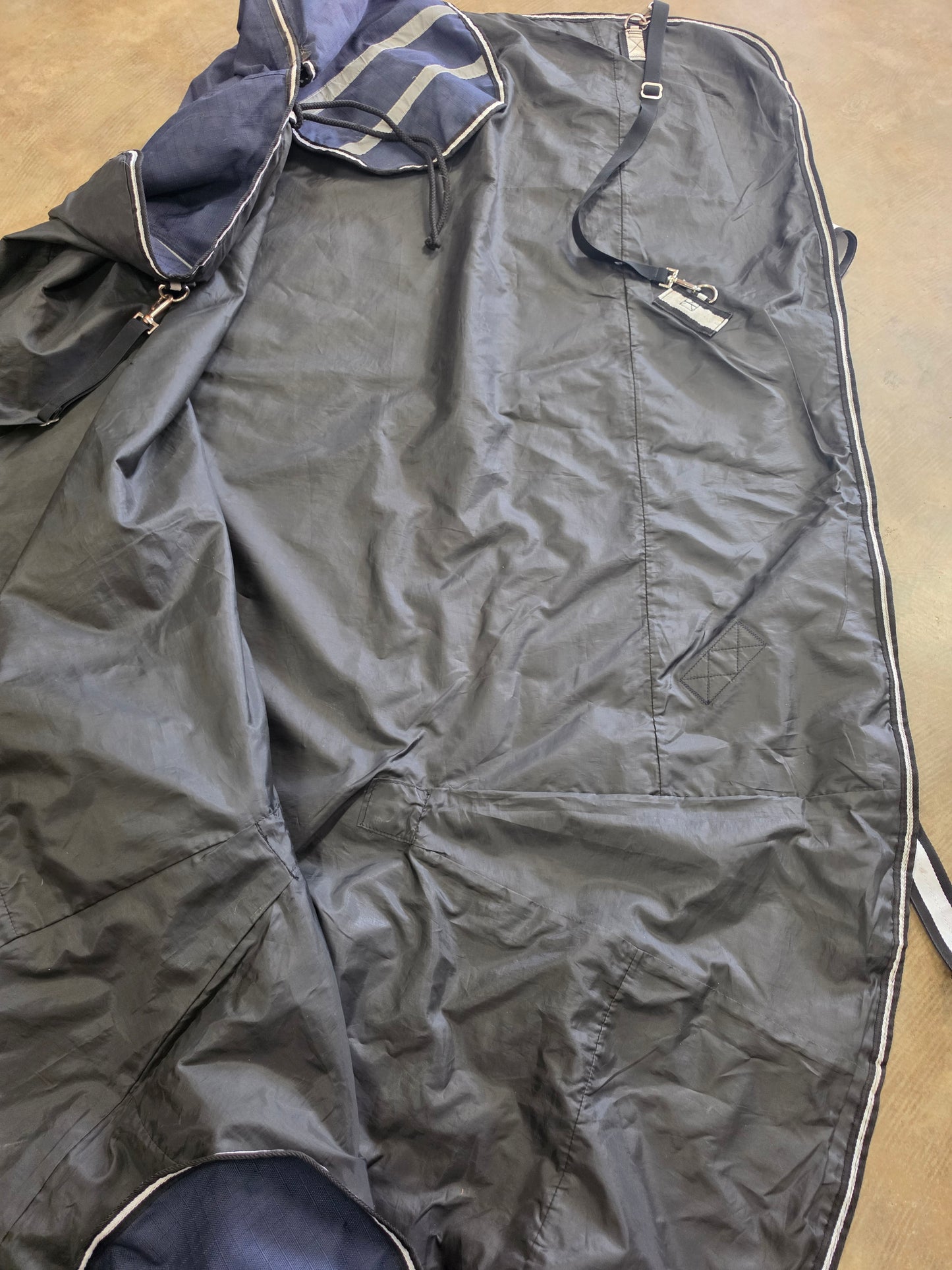 Navy Rain Sheet/ Like NEW
