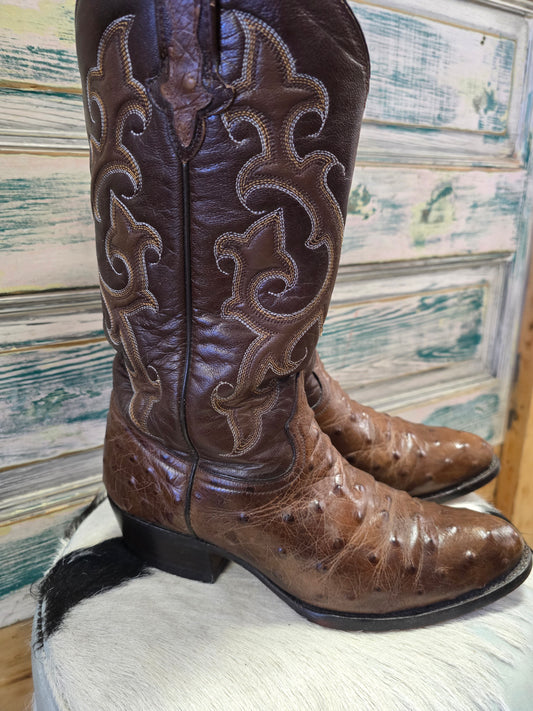 Vintage Ostrich Boots
