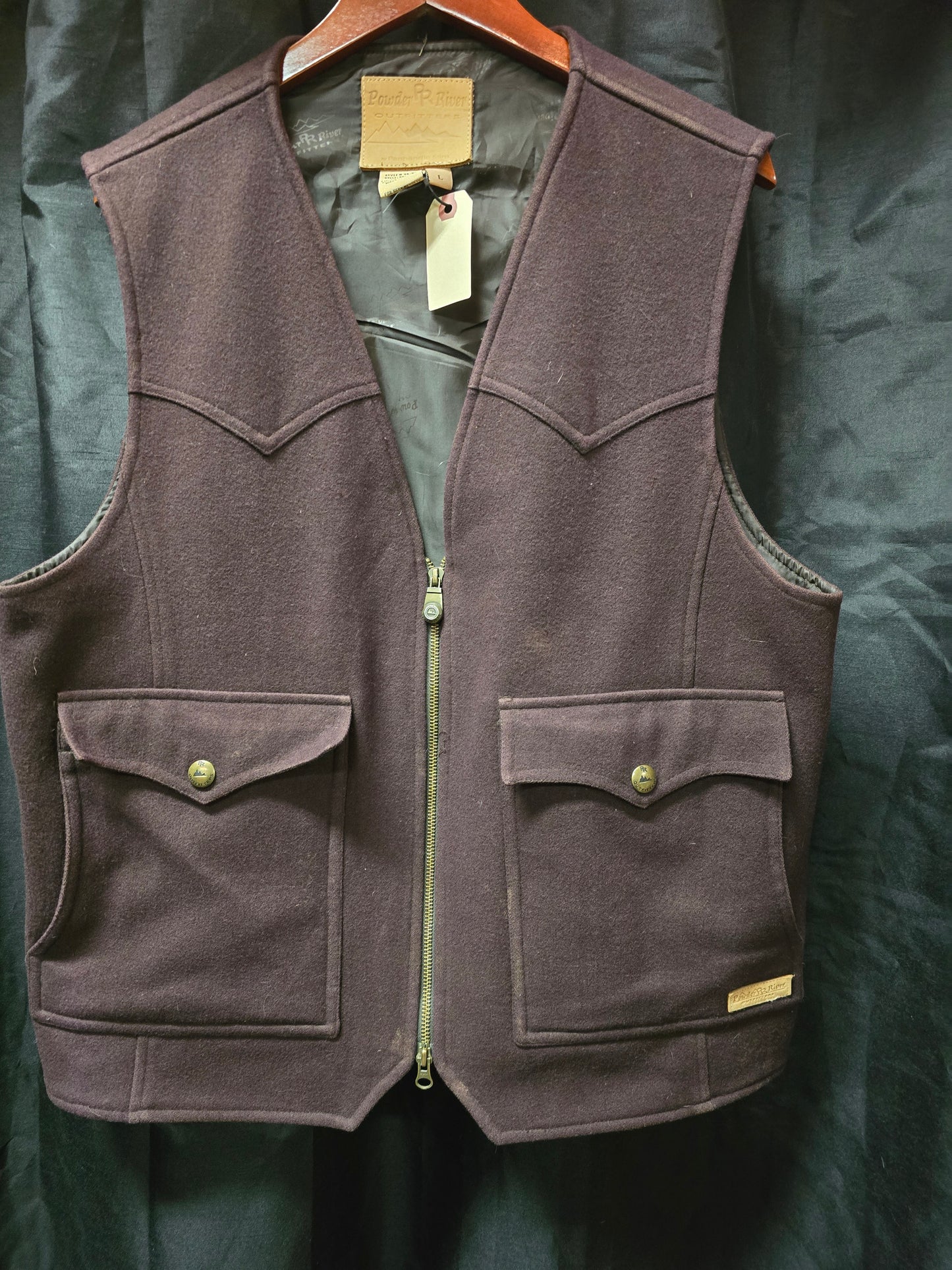 Men's Brown Wool Vest