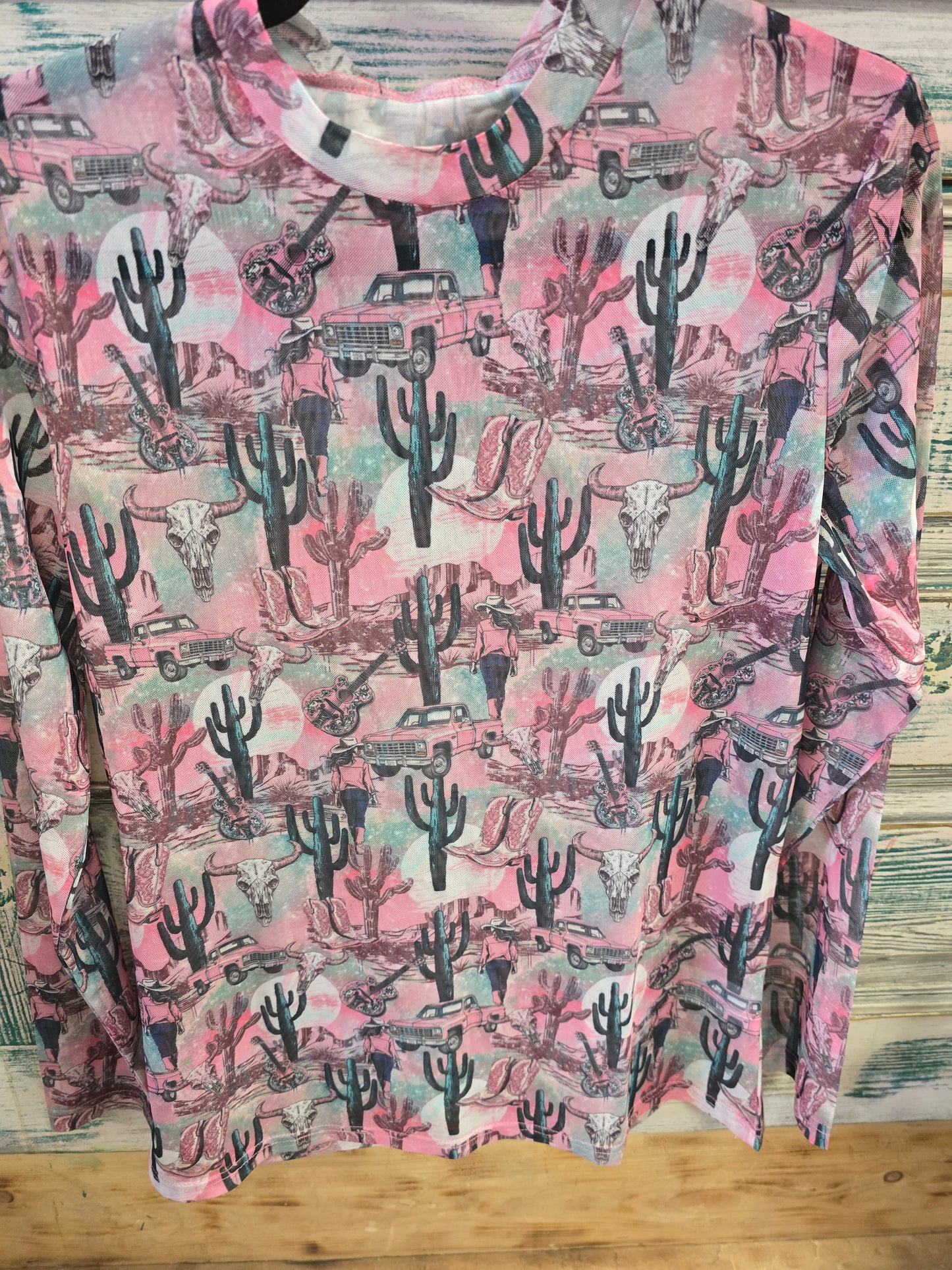 NW Ladies Country Roads Mesh Top