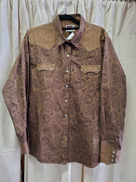Vintage Brown Paisley W/Shirt