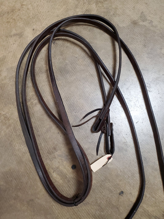 Dark Oiled Reins/ Water Loops