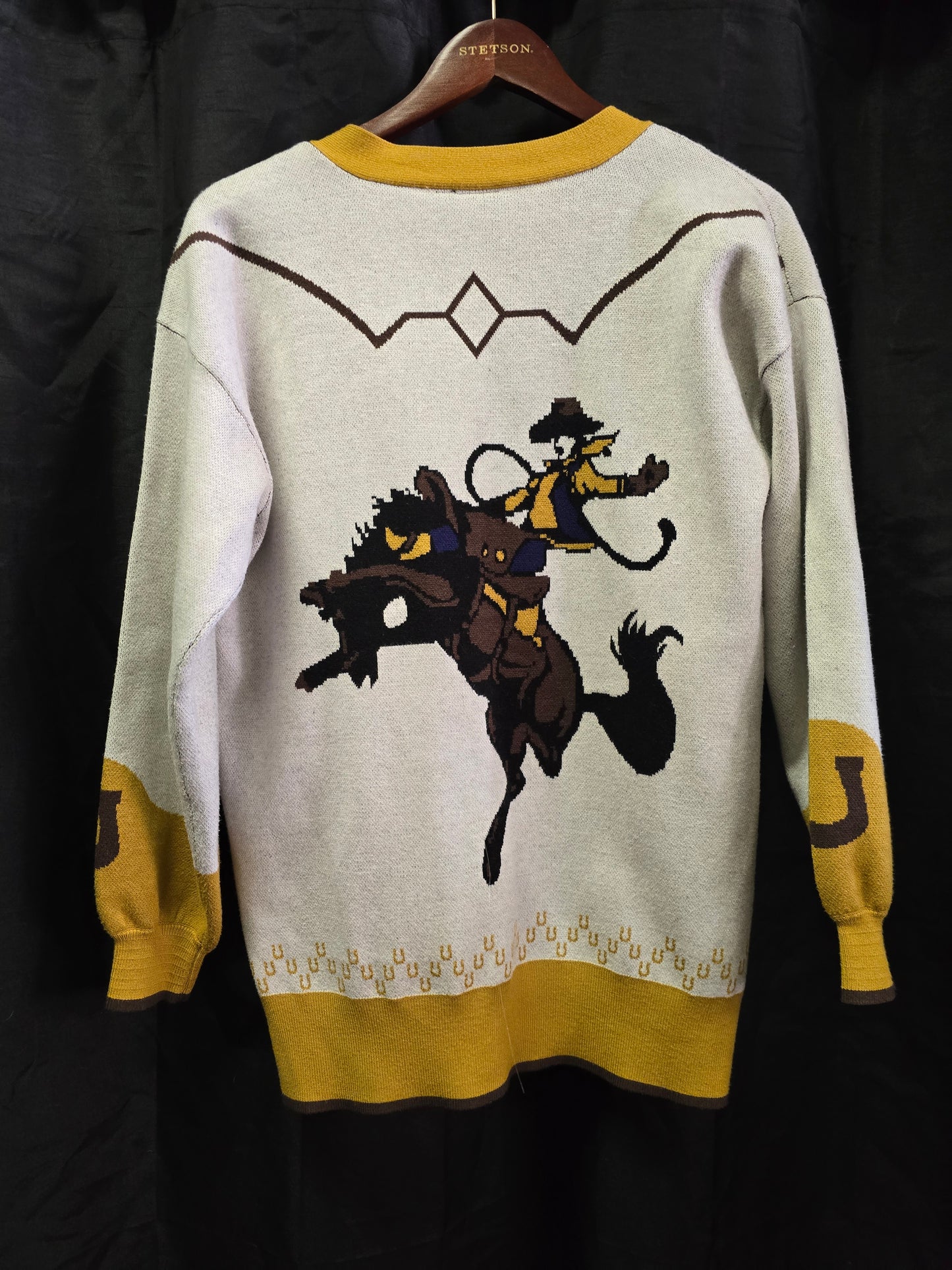 Mustard Graphic Grampa Sweater