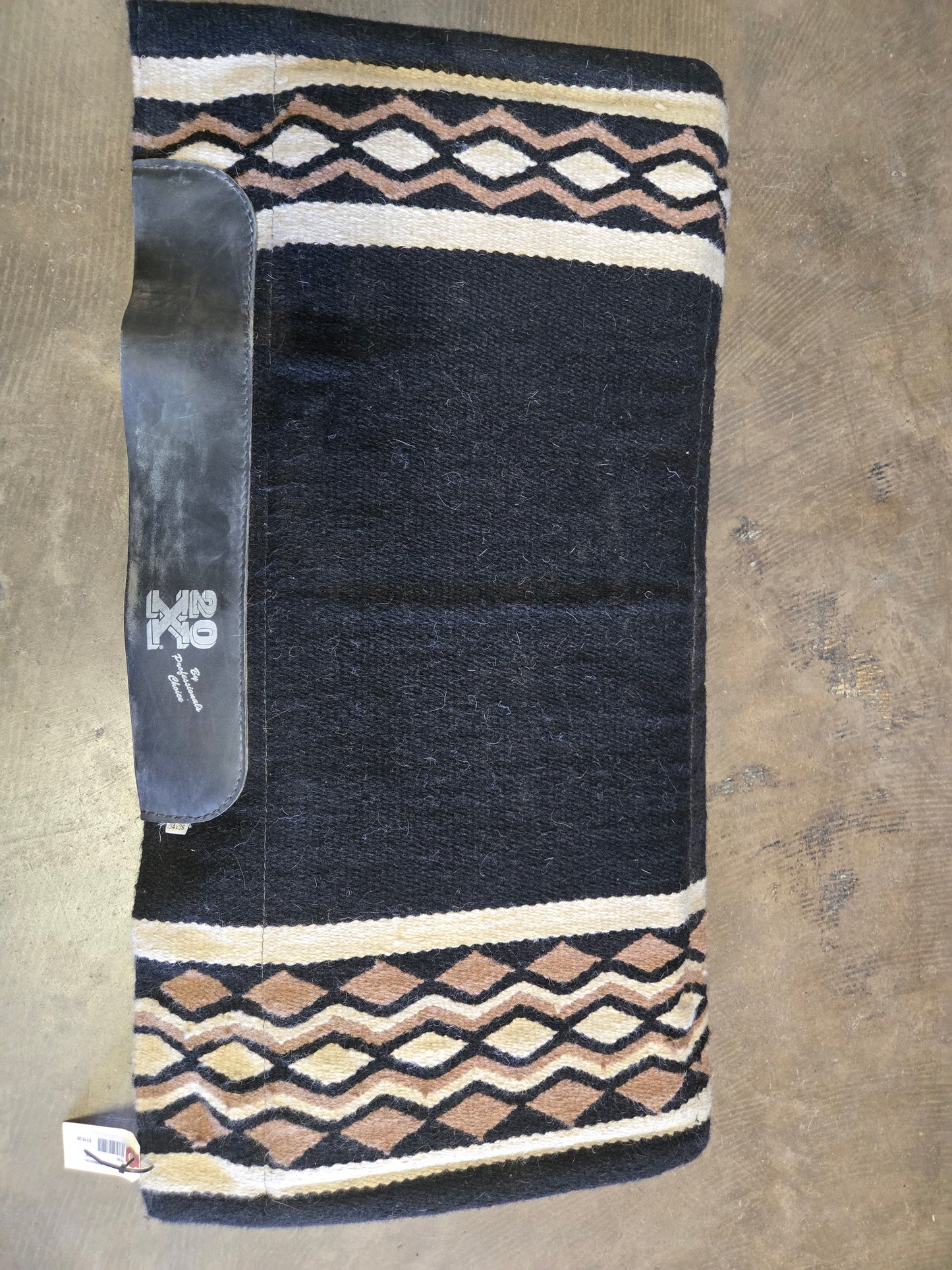 Black Blanket Top Pad/Aztec Det.
