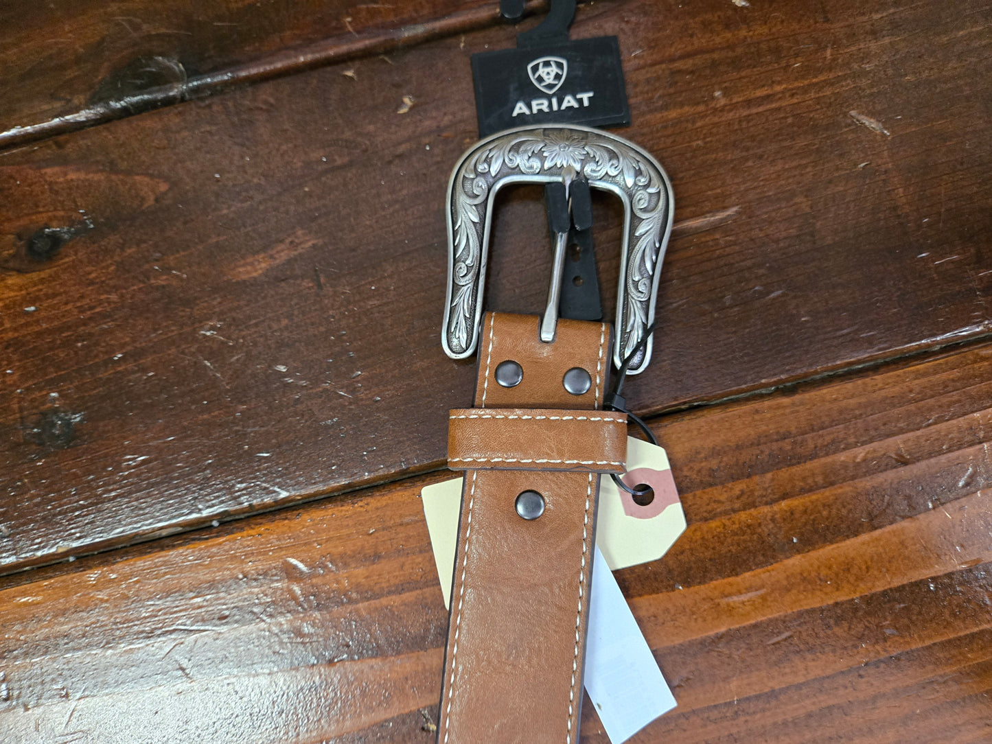 NEW White Floral Belt