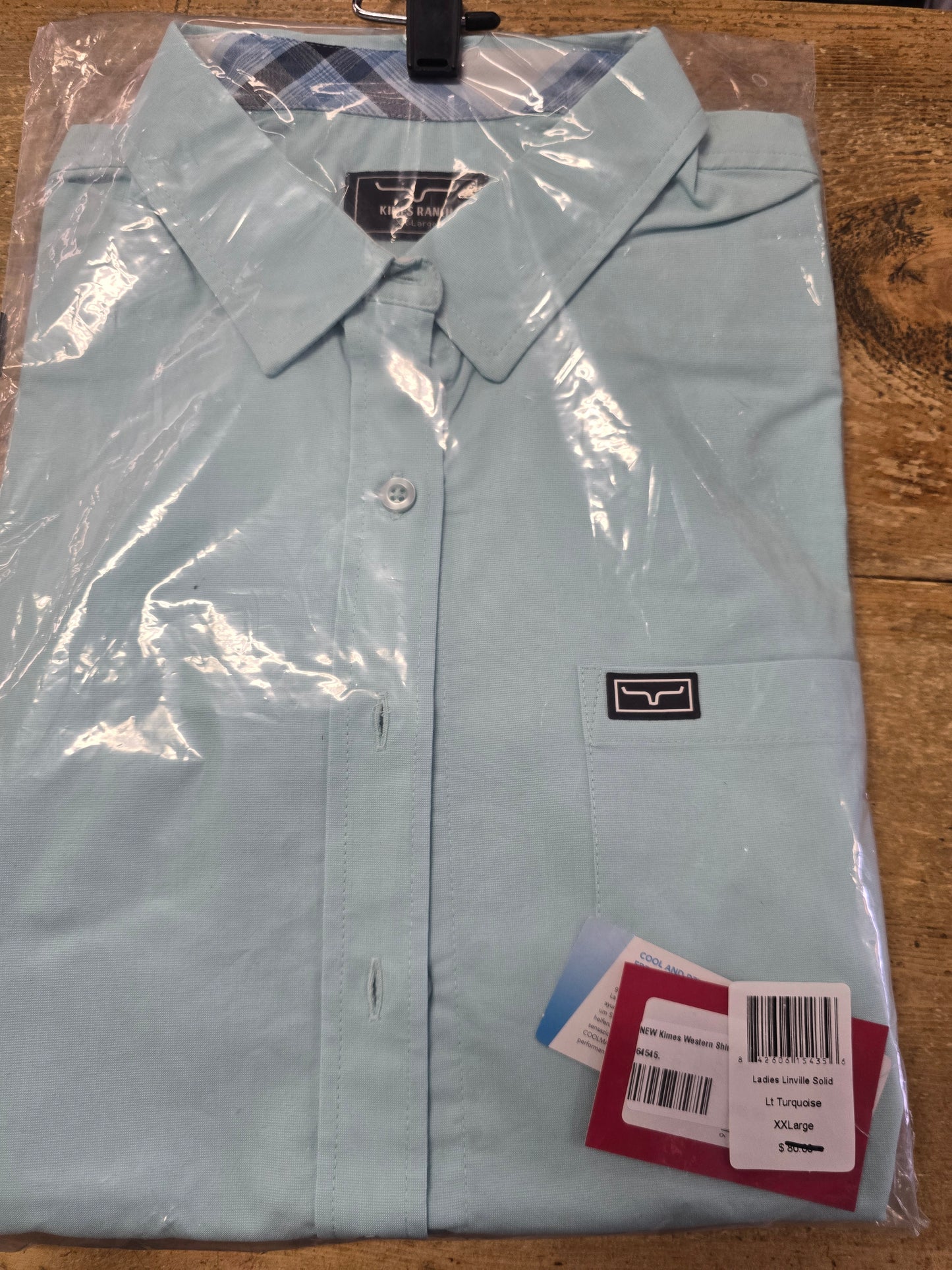 NEW Kimes Western Shirt- Teal