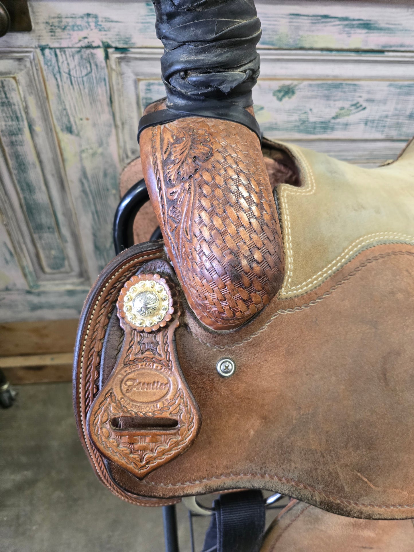 14 Inch Frontier Rope Saddle