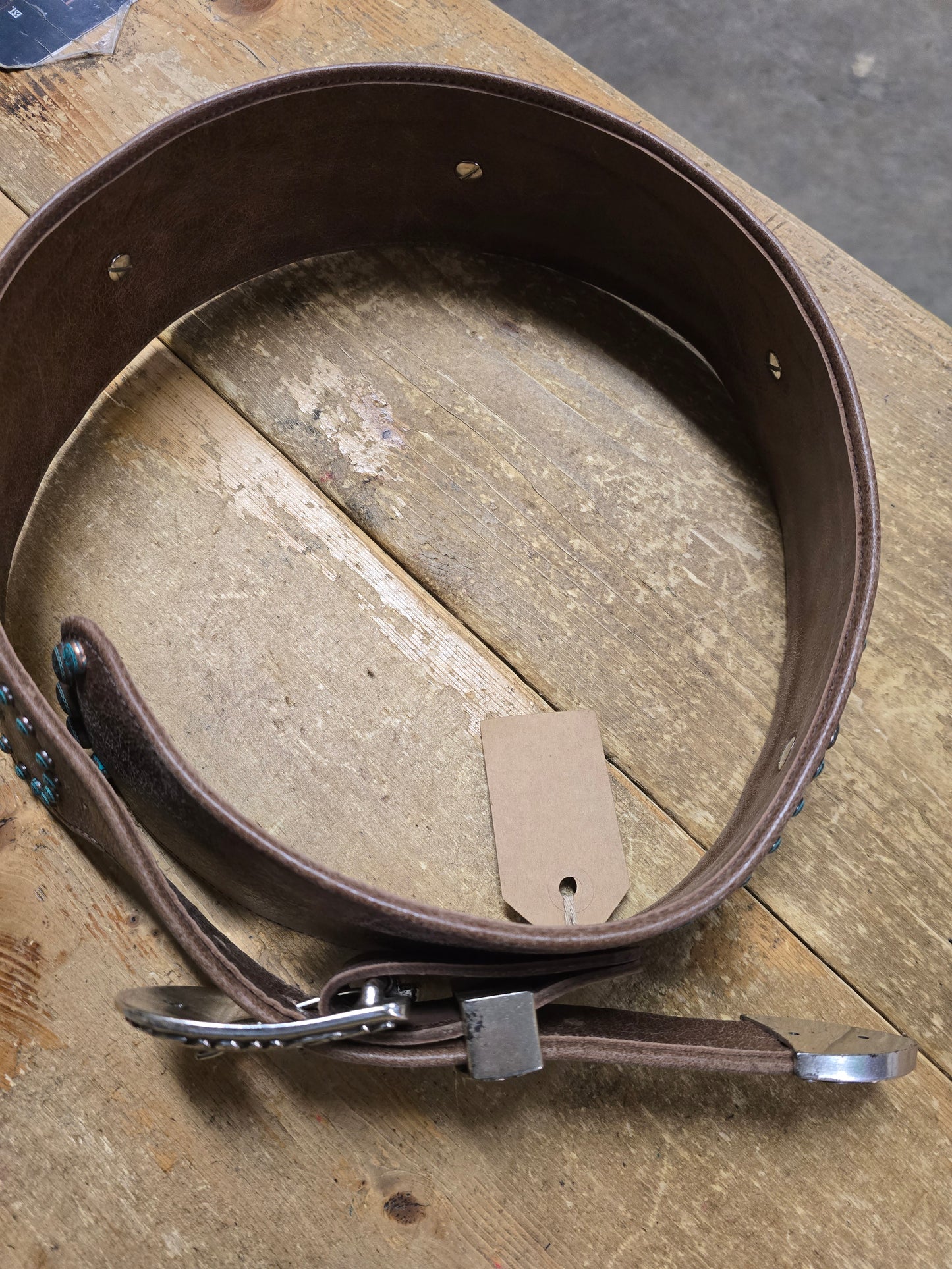 NEW Paige Leather Hip Belt Tan