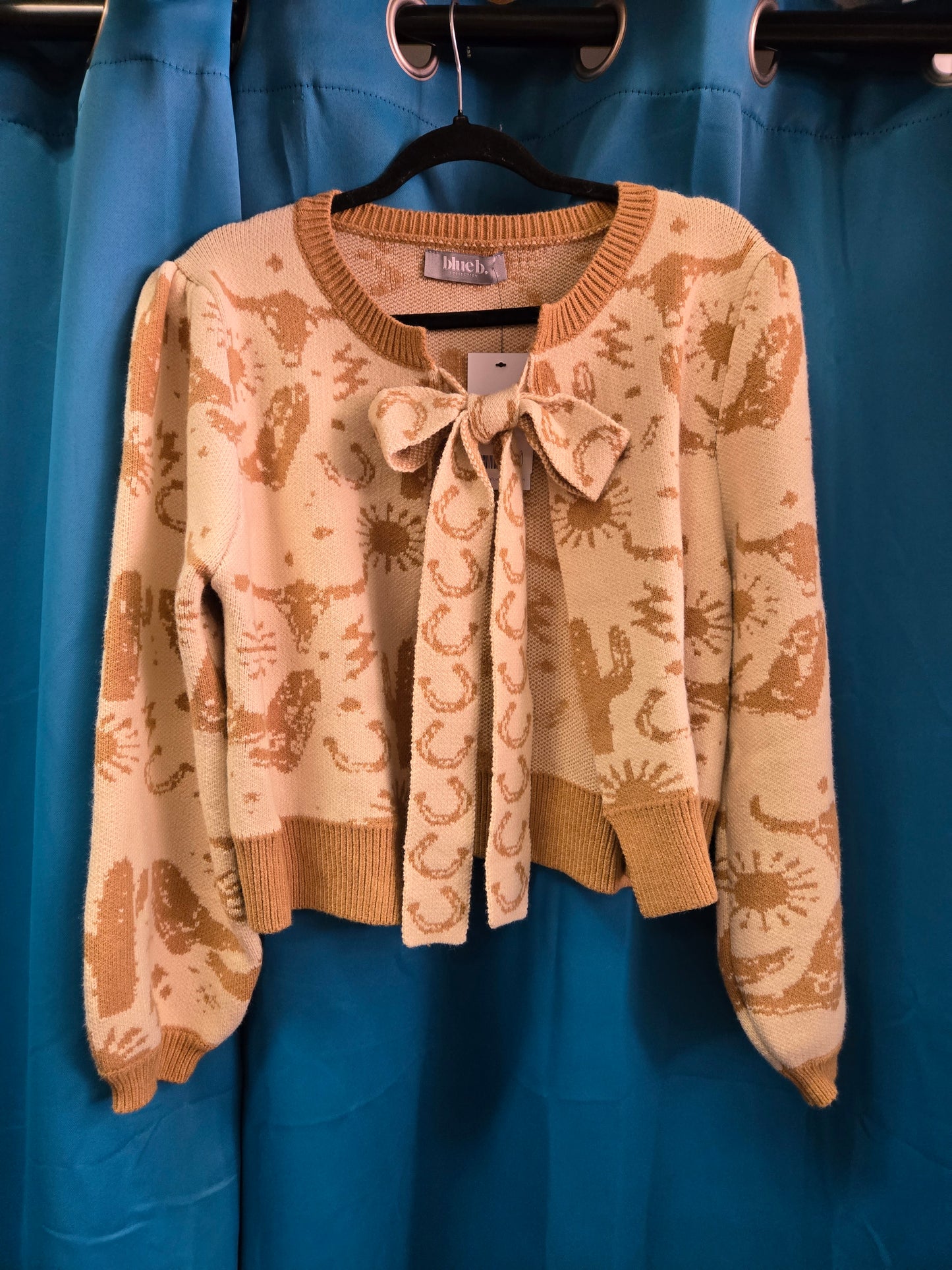 NEW Western Tie Front Cardigan