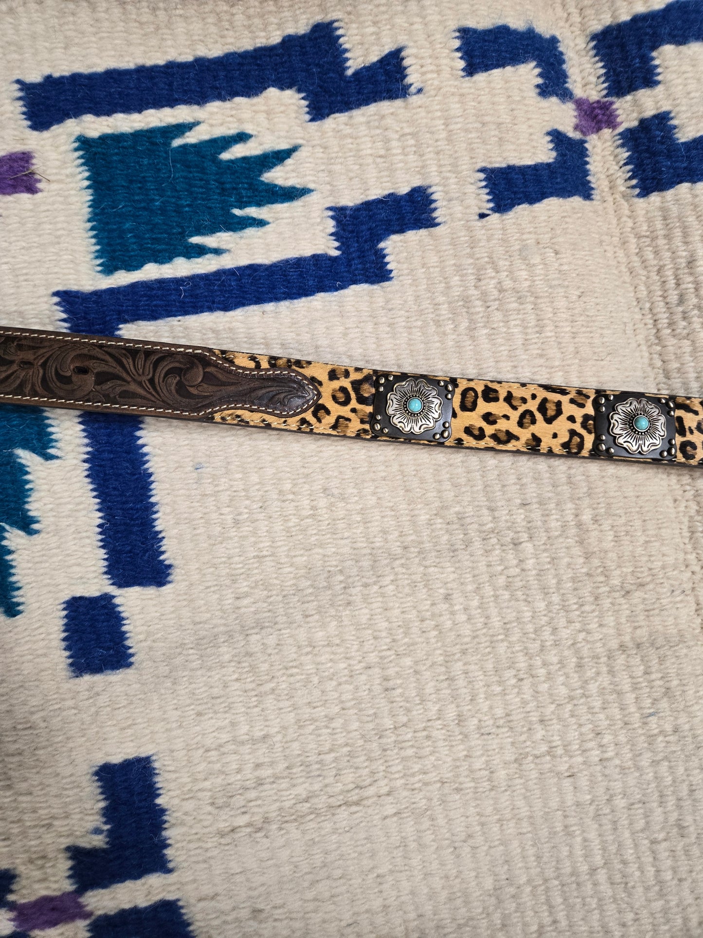 NEW Cheetah Print W/ Concho Belt