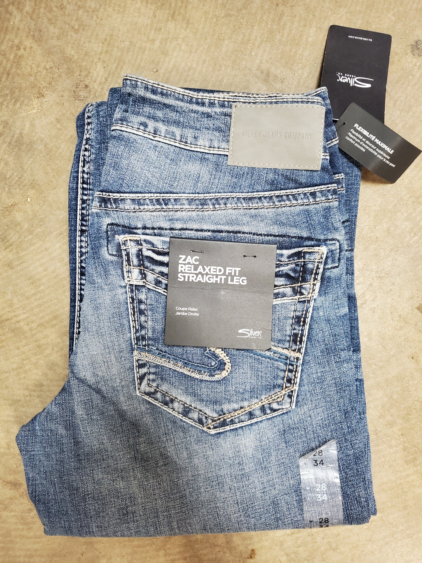 NEW Men's Zac Relaxed Fit Jeans