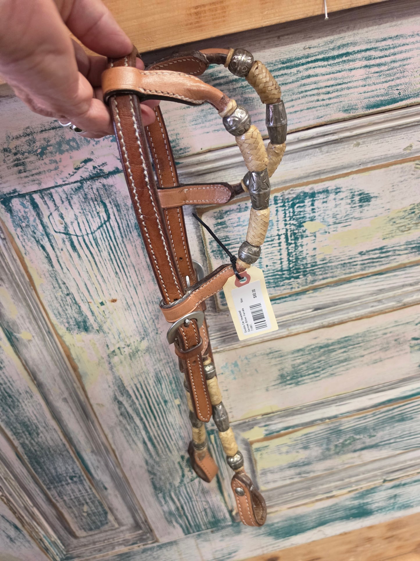 Double Ear Headstall                   German Silver Ferrals