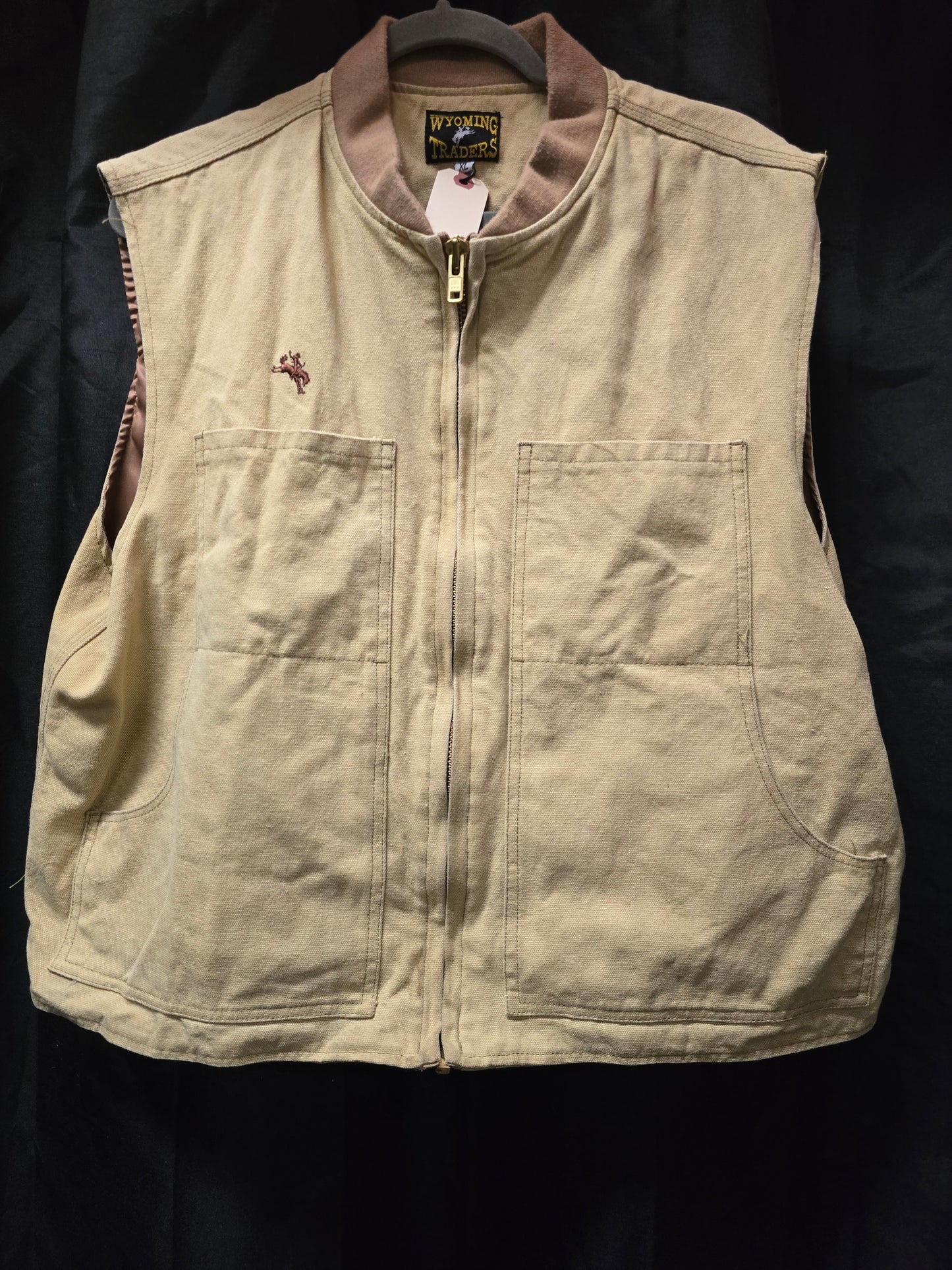 Men's Fleece Lined Canvas Vest