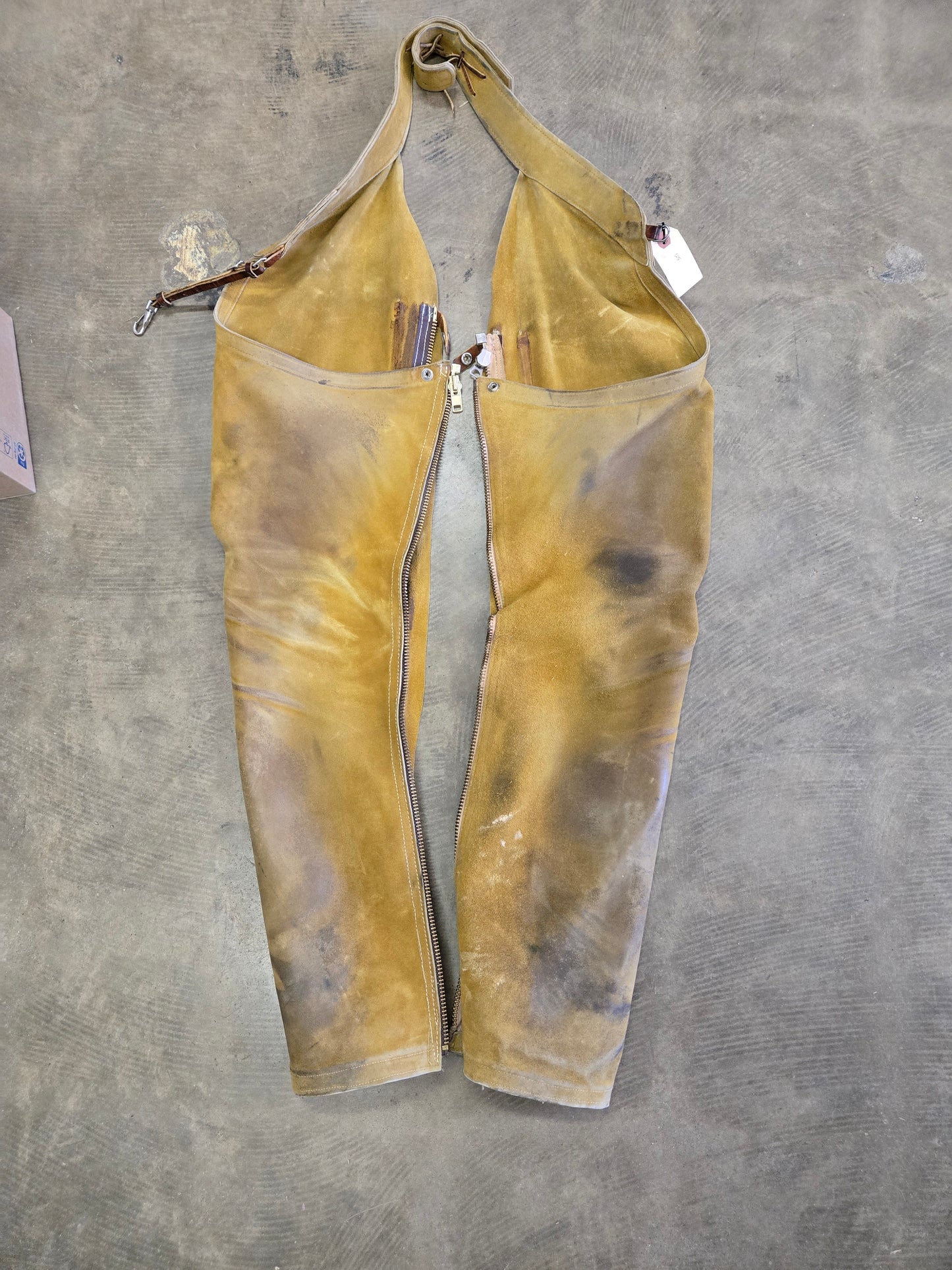 Suede Elk Hide Chaps