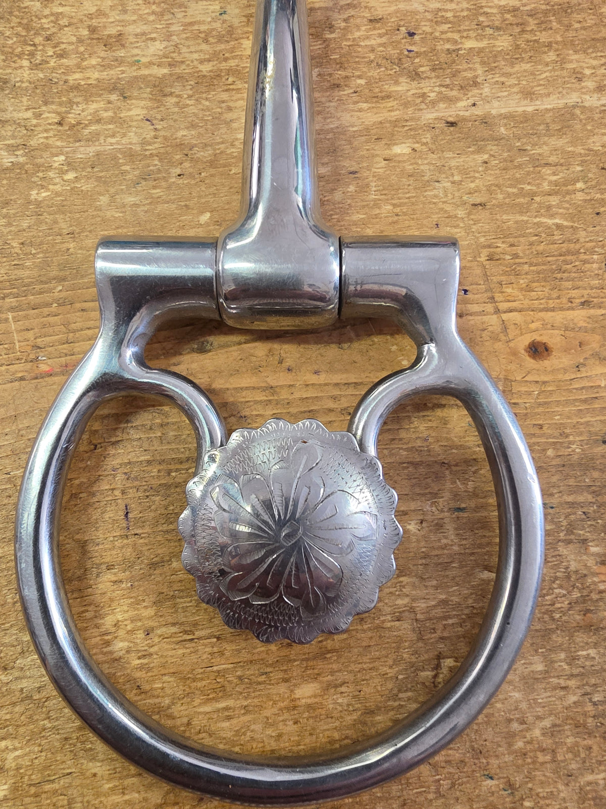 Concho D-Ring Snaffle