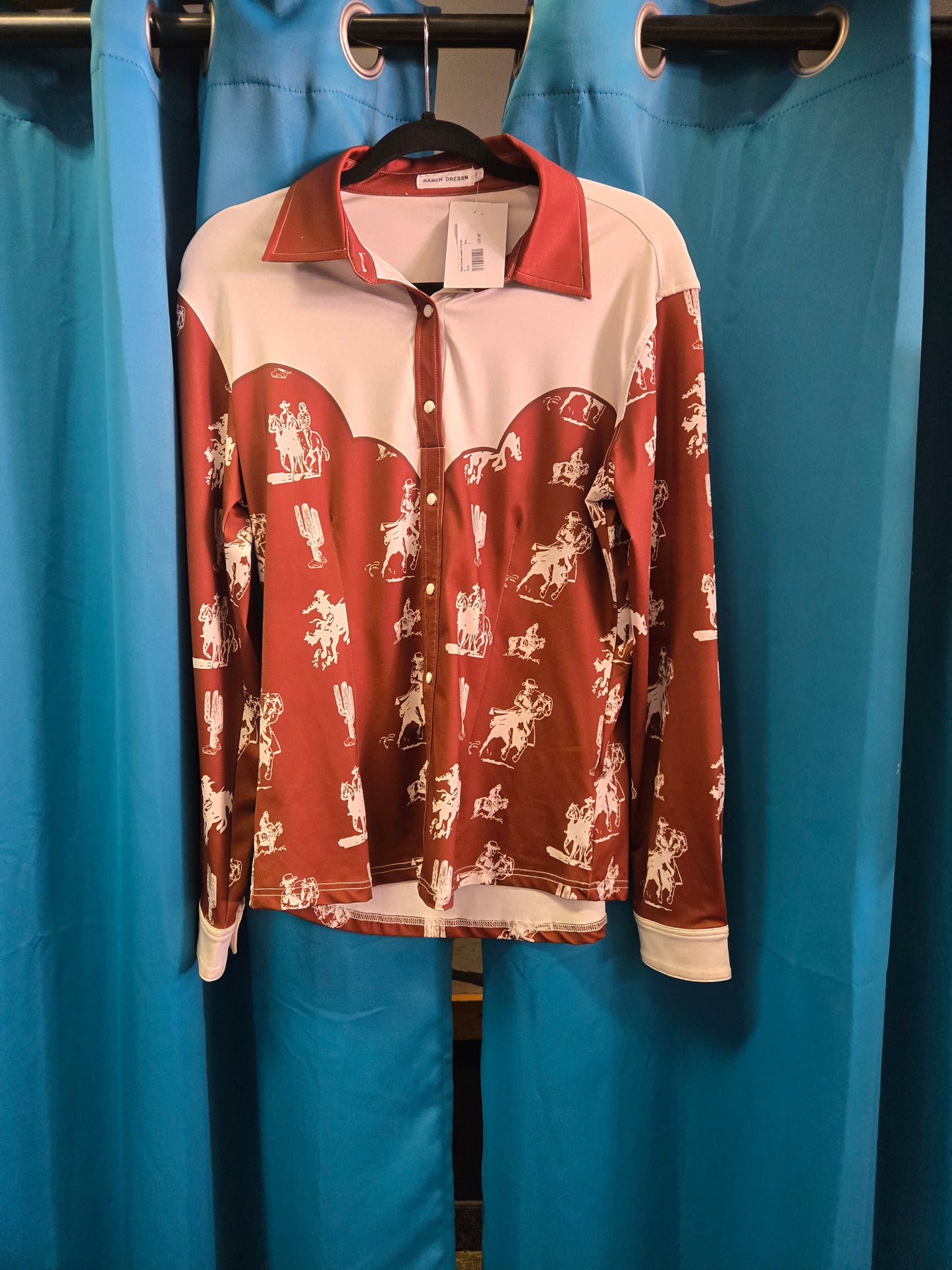 Ranch Dressin Cowboy Print Shirt
