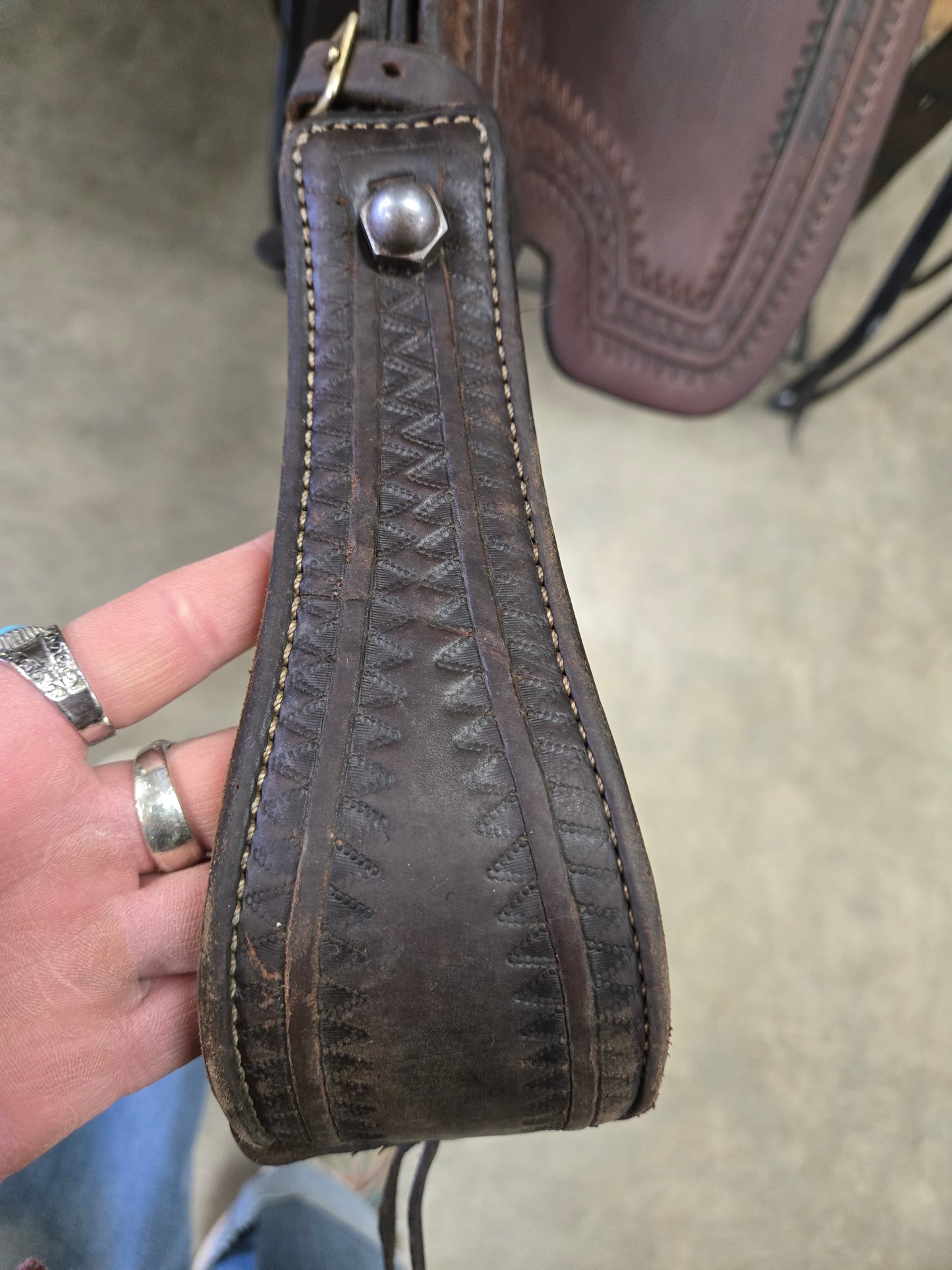 Chuck Rollins Ranch Saddle