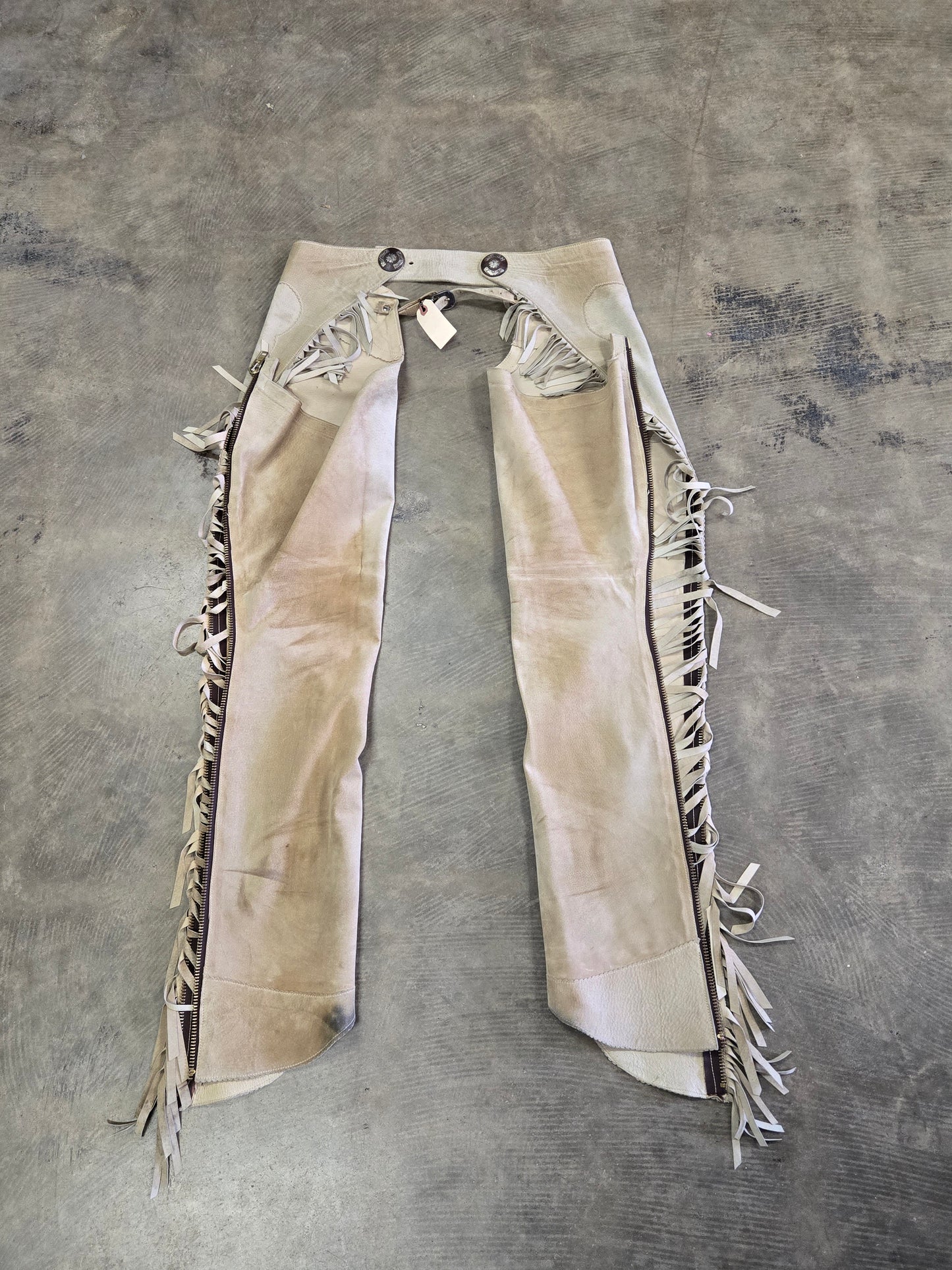 Tan Show Chaps-Light Leather
