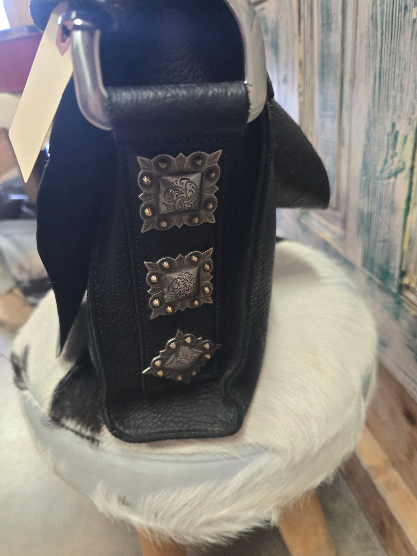 Black "Paige Leather" Purse