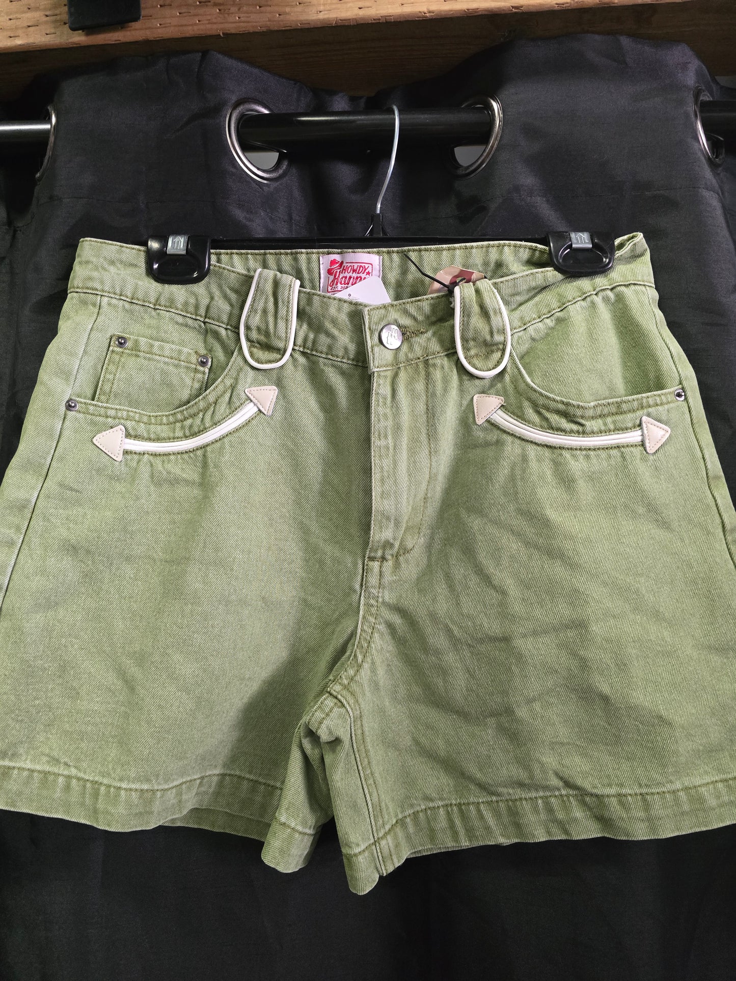 Lime Green Sage Brush Arrow                 Shorts