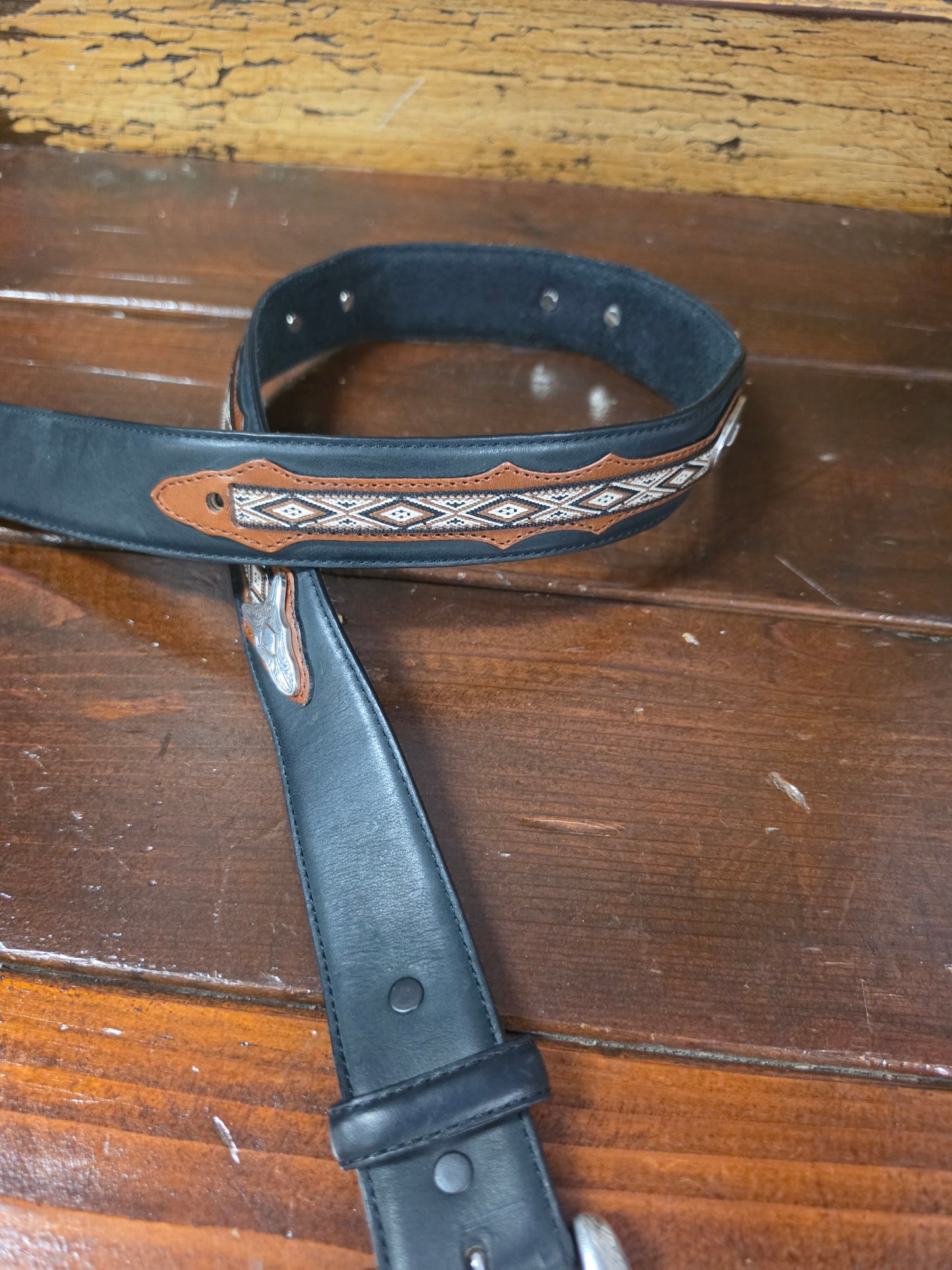 Black Belt/Fancy Concho                         Faux Beading